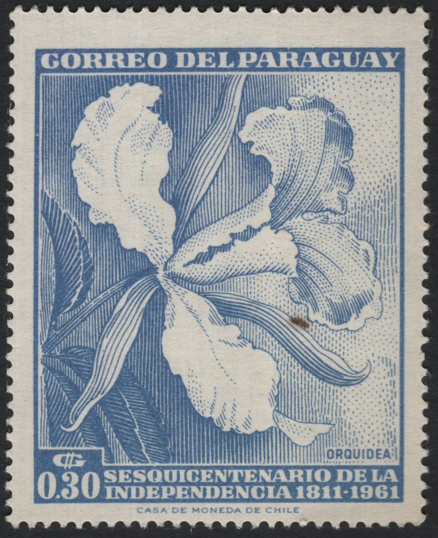 SCG6138 - Paraguay 1961 – Orchid Issue (Sesquicentennial of Independence)