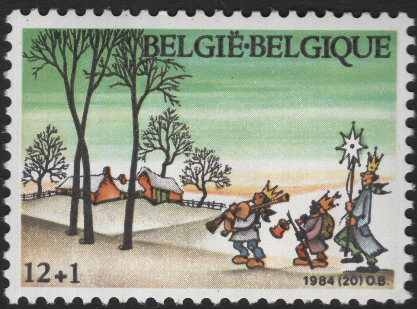 SCG6267 - Belgium 1984 Christmas Stamp – The Three Kings