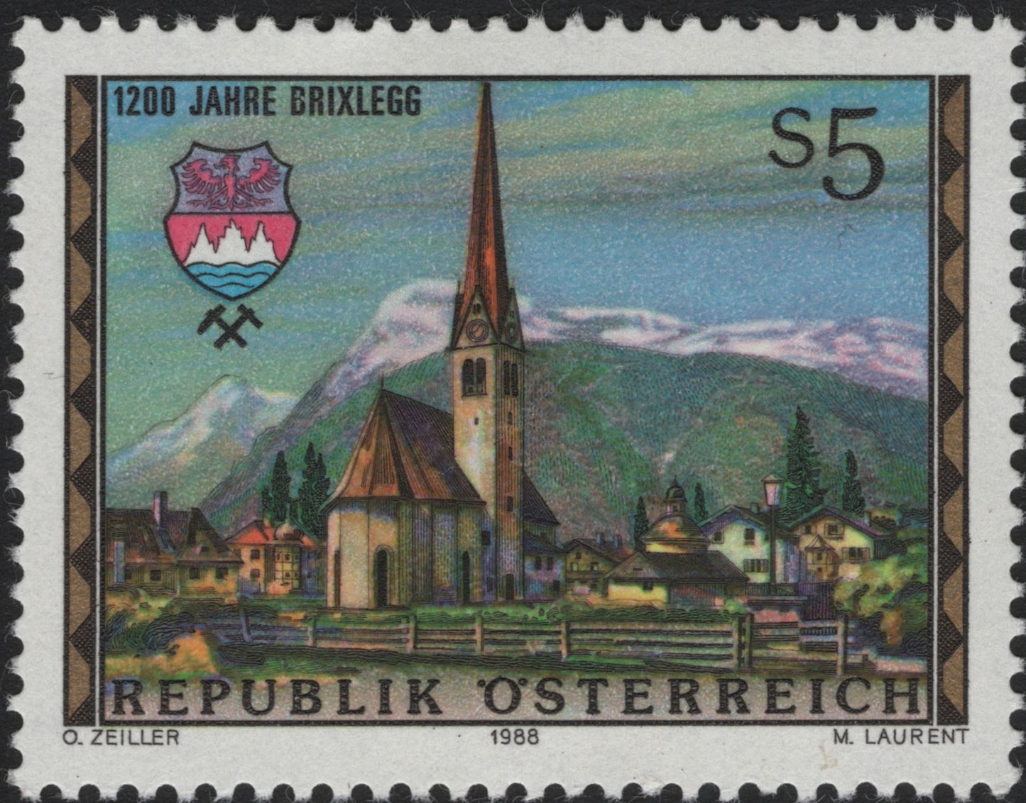 SCG6359 - Austria 1988 – 1200 Years of Brixlegg