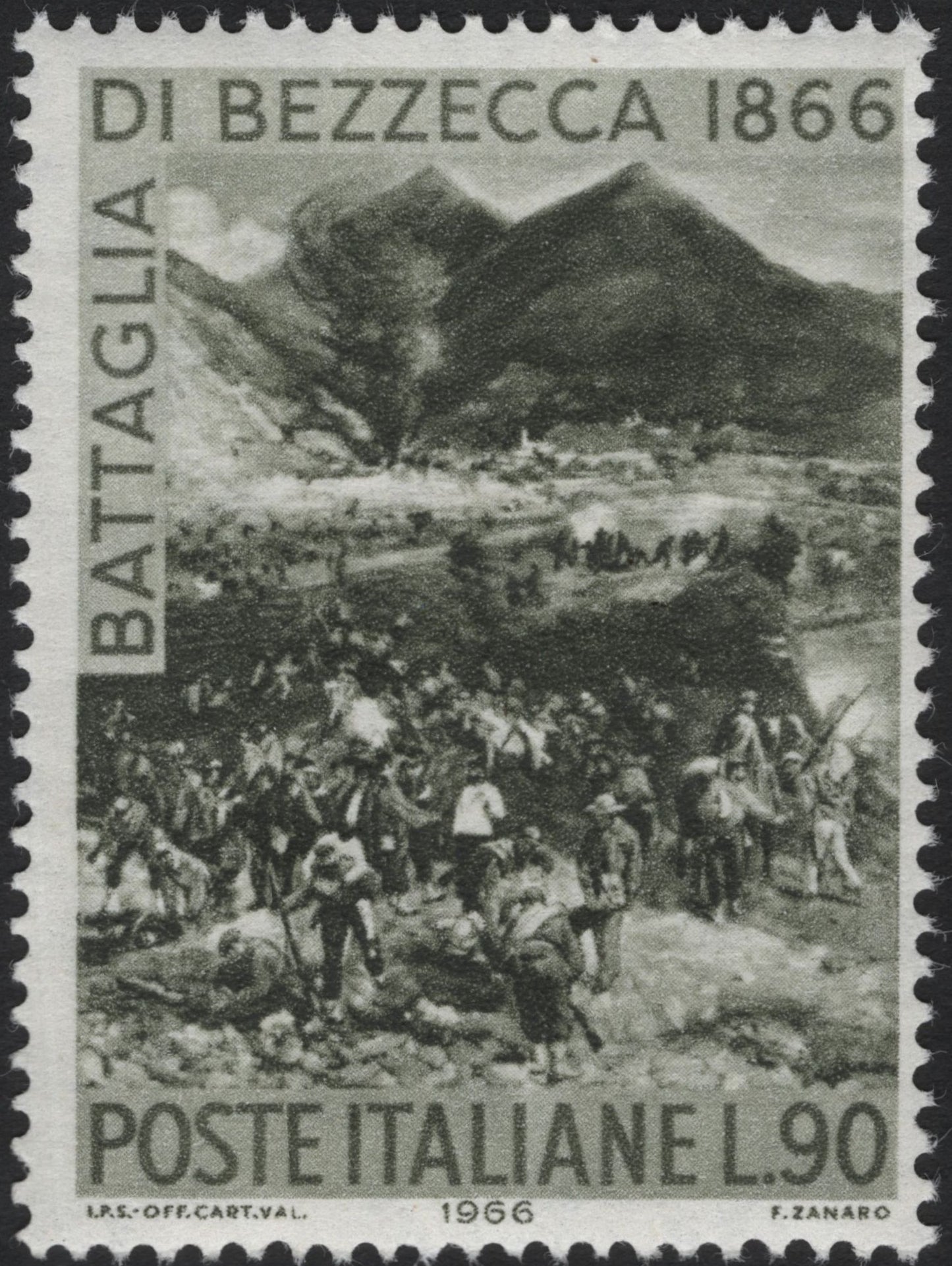 SCG6325 - Italy 1966 – Centenary of the Battle of Bezzecca (1866)