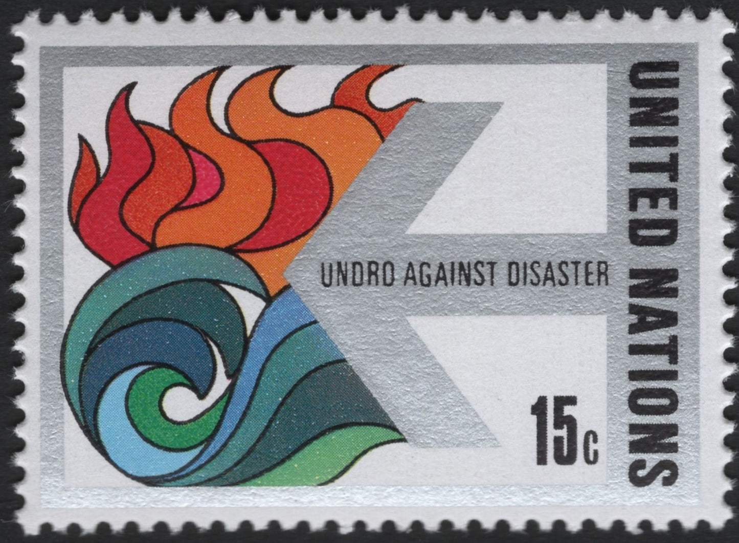 SCG6338 - United Nations 1978 – UNDRO Against Disaster 15¢