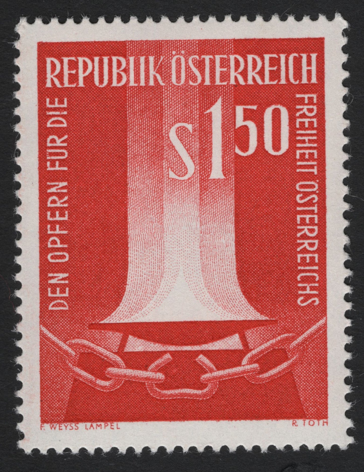 SCG6408 - Austria 1964 – Freedom of Austria Memorial (Den Opfern für die Freiheit Österreichs)