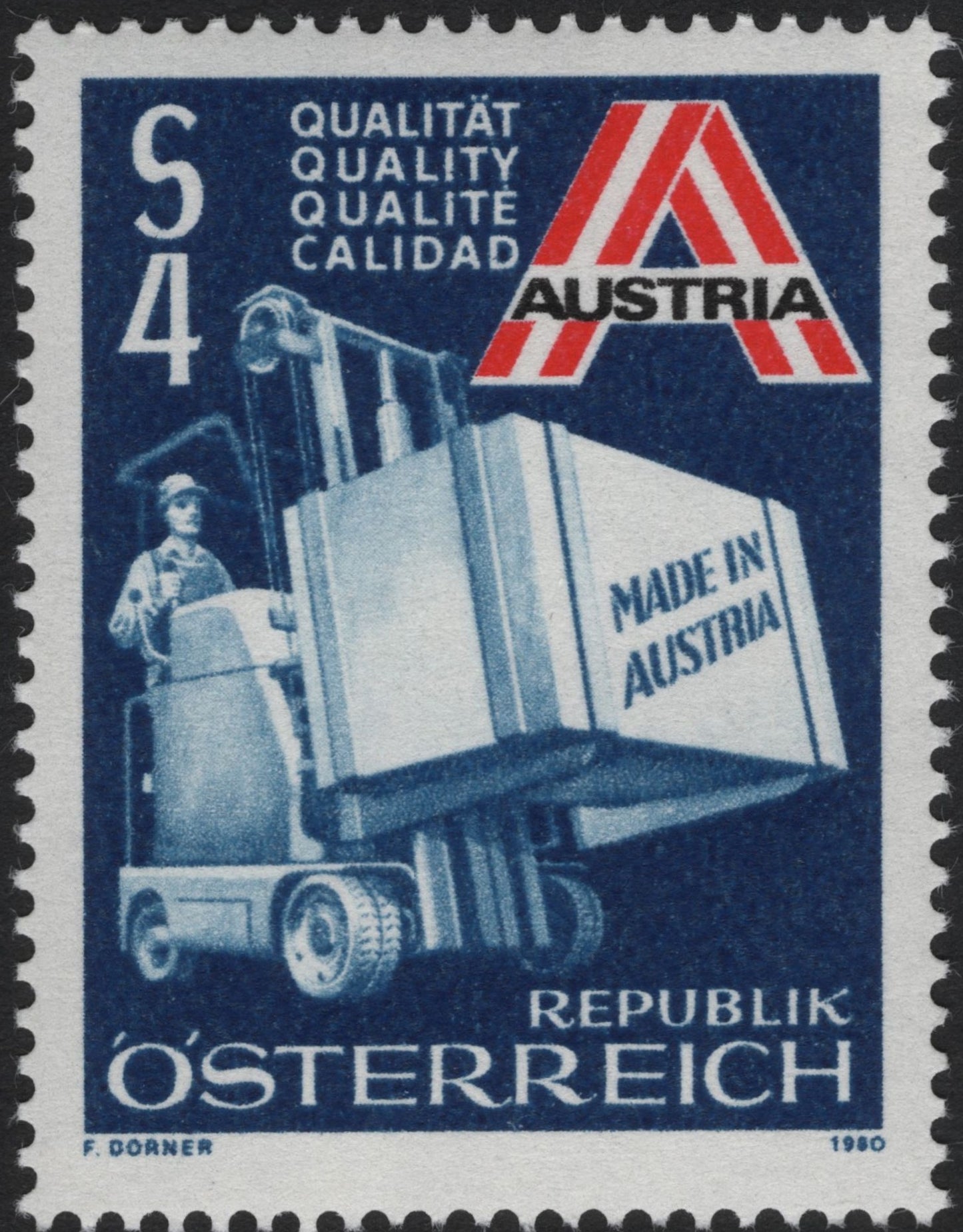 SCG6590 - Austria 1980 – “Made in Austria” Quality Promotion Issue