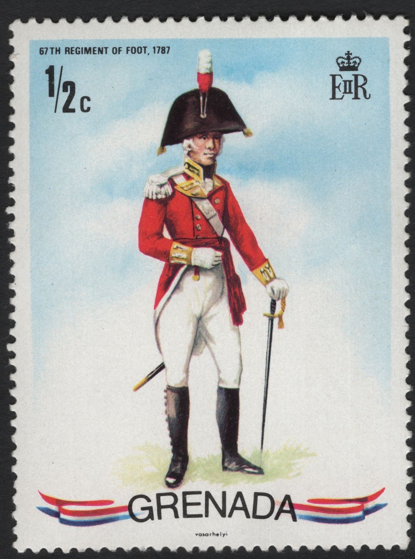 SCG6645 - Grenada ½ Cent – 67th Regiment of Foot, 1787