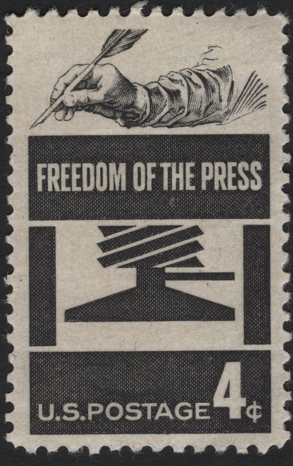 SCG6669 - United States 1958 – Freedom of the Press 4¢ Stamp