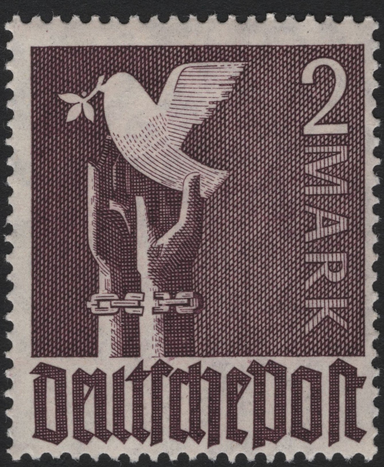 SCG6897 - Germany 1949: “Dove of Peace” (2 Mark)