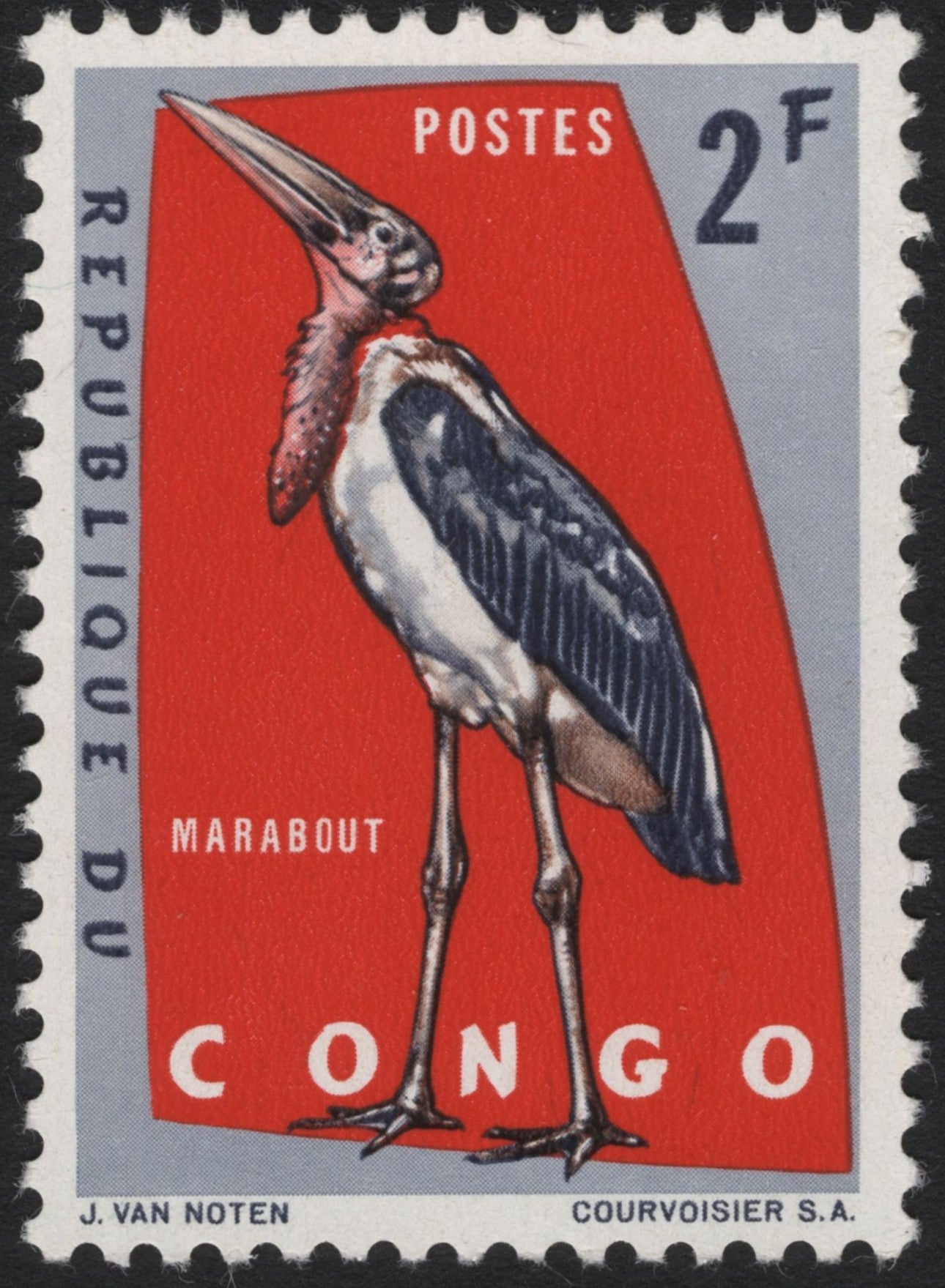 SCG6942 - Republic of Congo, “Marabout” (2 Francs)