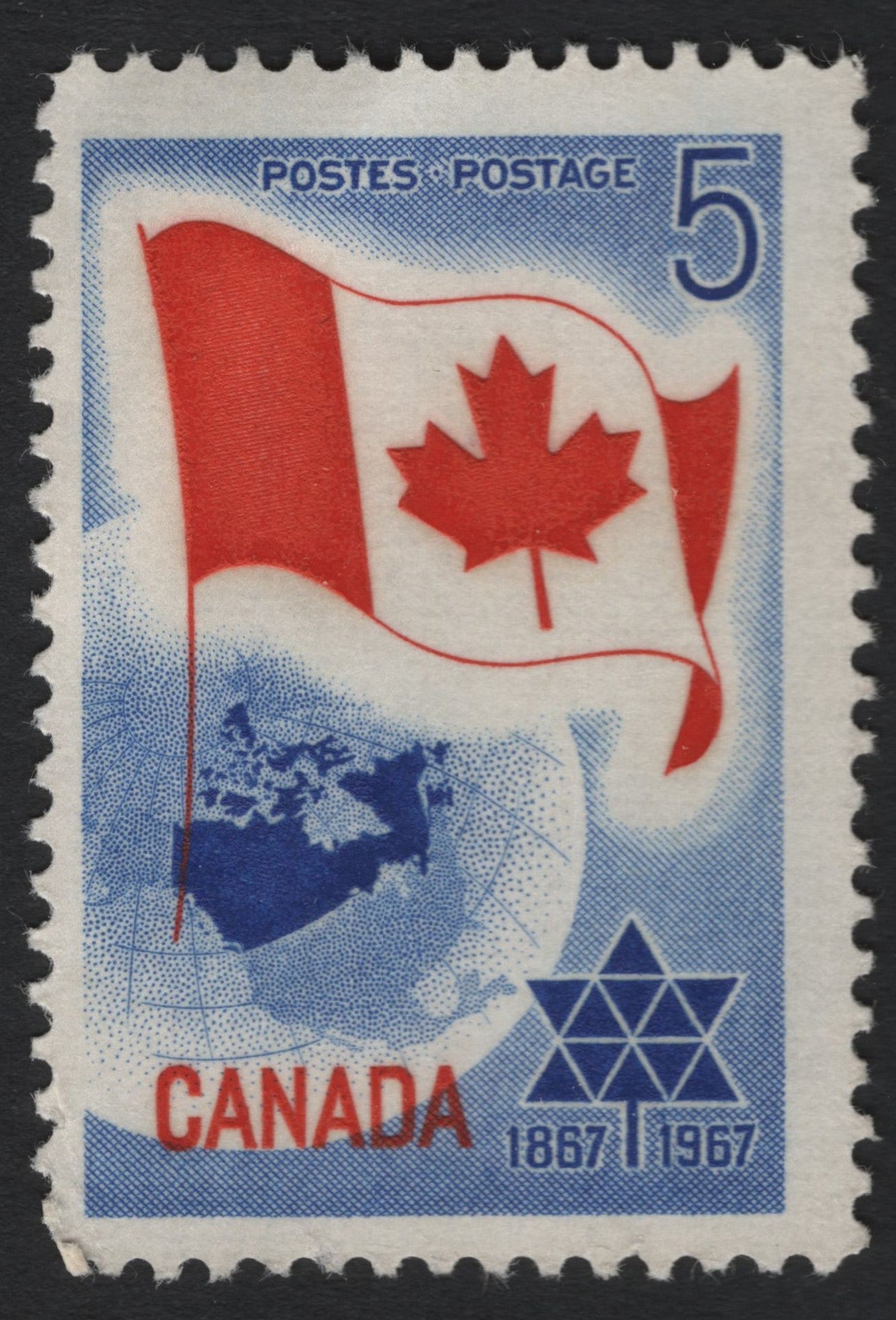 SCG7055 - Canada 1967 (5¢ Confederation Centennial)