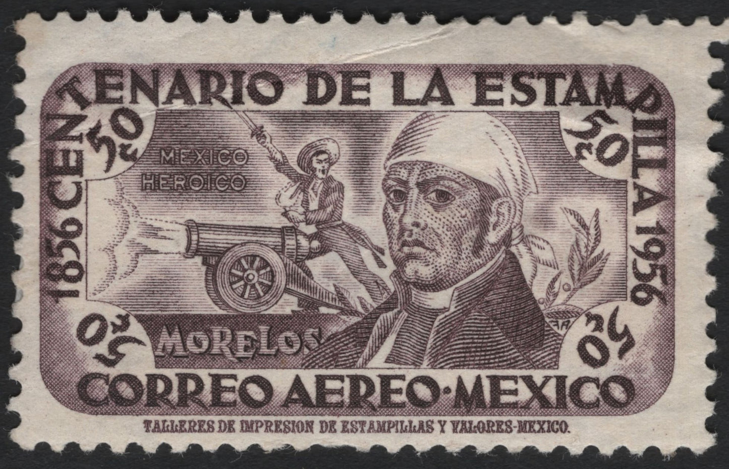 SCG7080 - Mexico 1956 – Centenary of the Postage Stamp