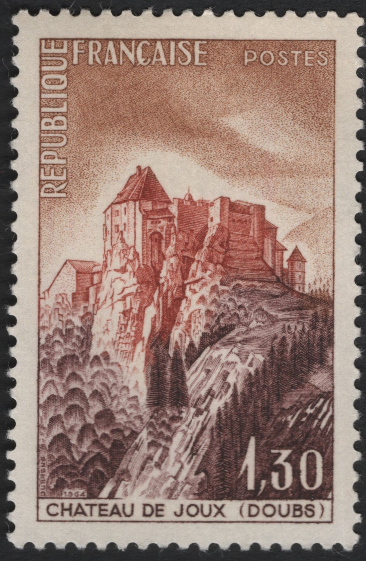 SCG7099 - Château de Joux – Fortress of the Jura Mountains (France, 1964)