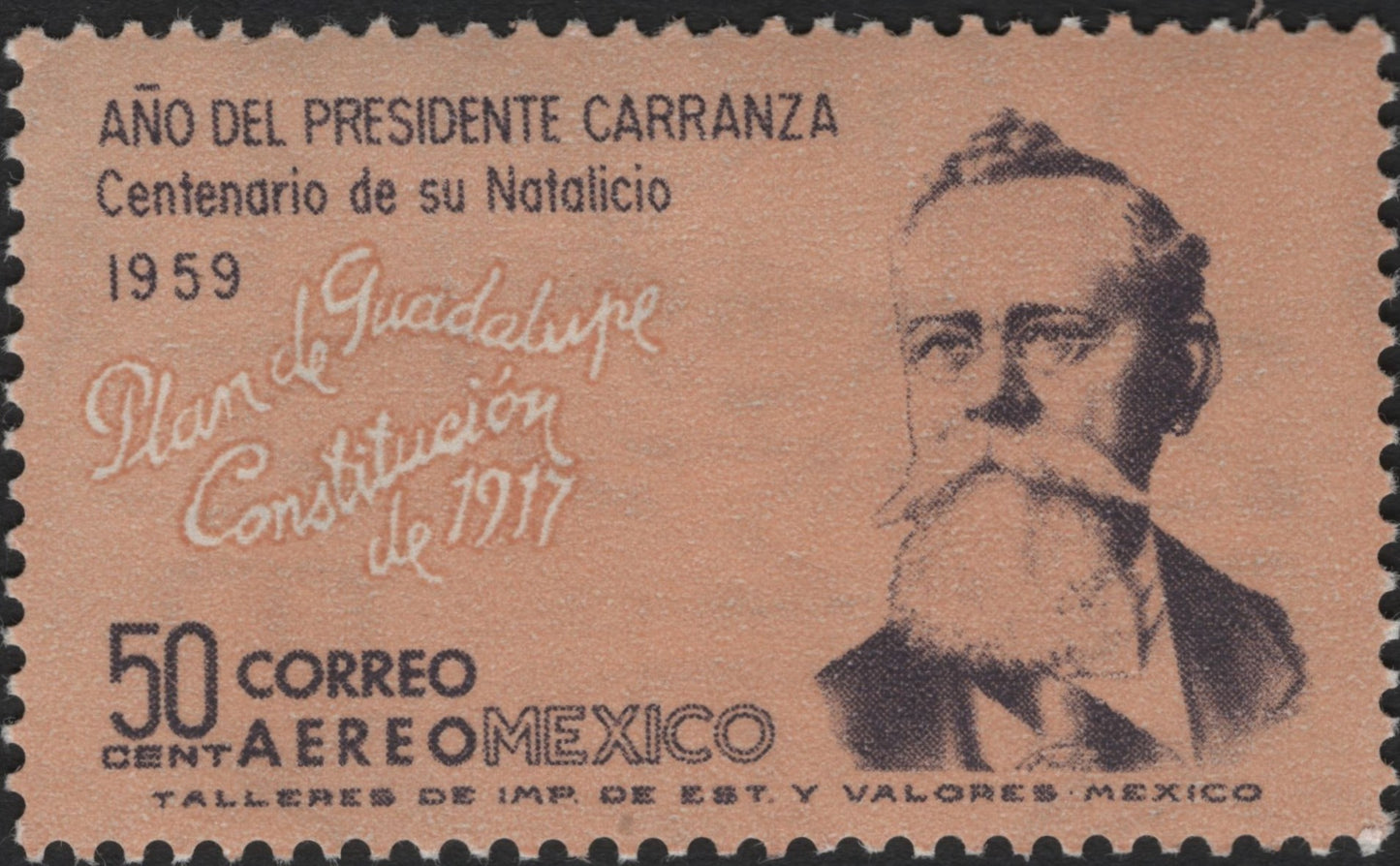 SCG6933 - Mexico 1959 – Venustiano Carranza Airmail Issue