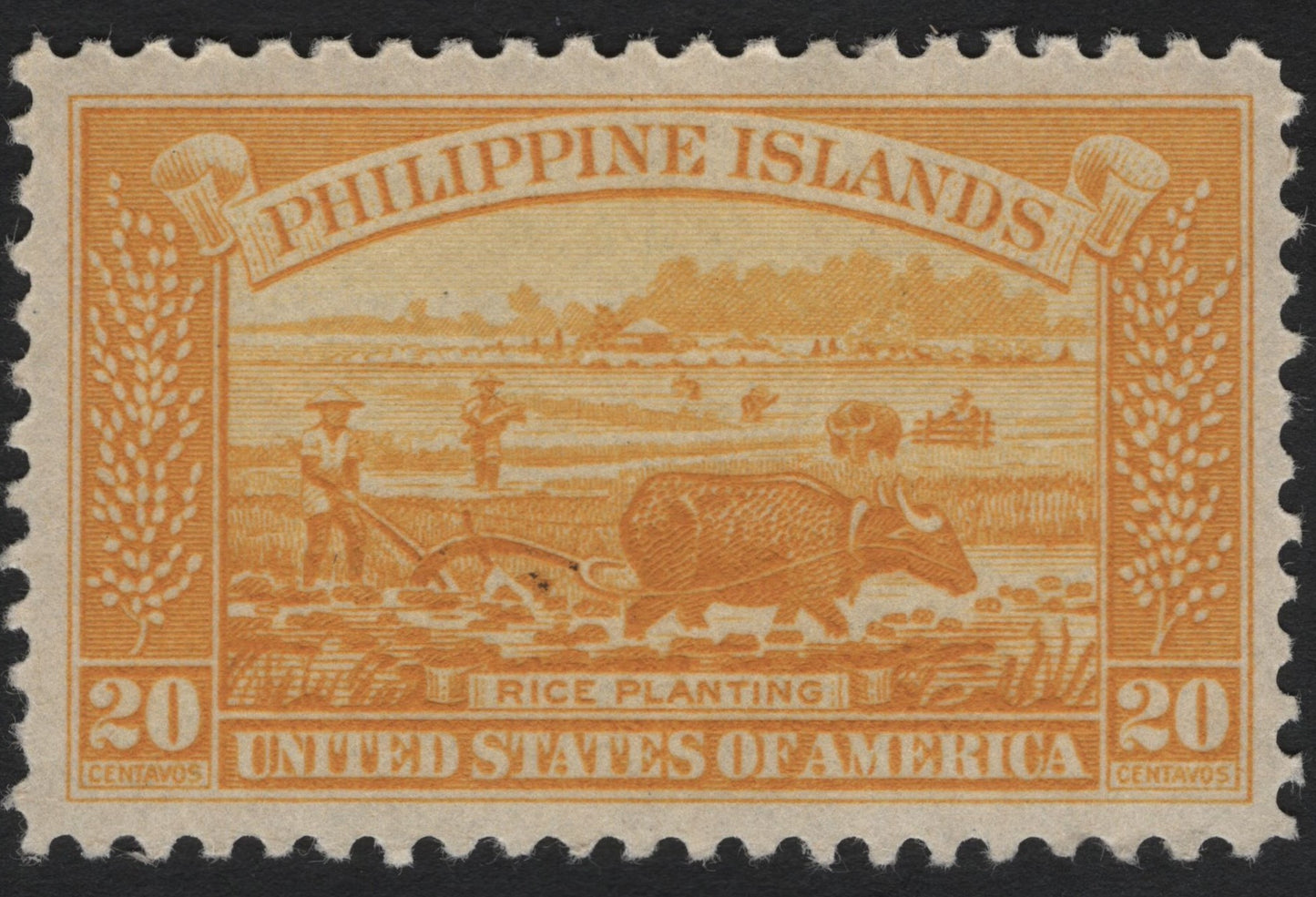 SCG7291 - Philippine Islands 20 Centavos "Rice Planting" (1932)