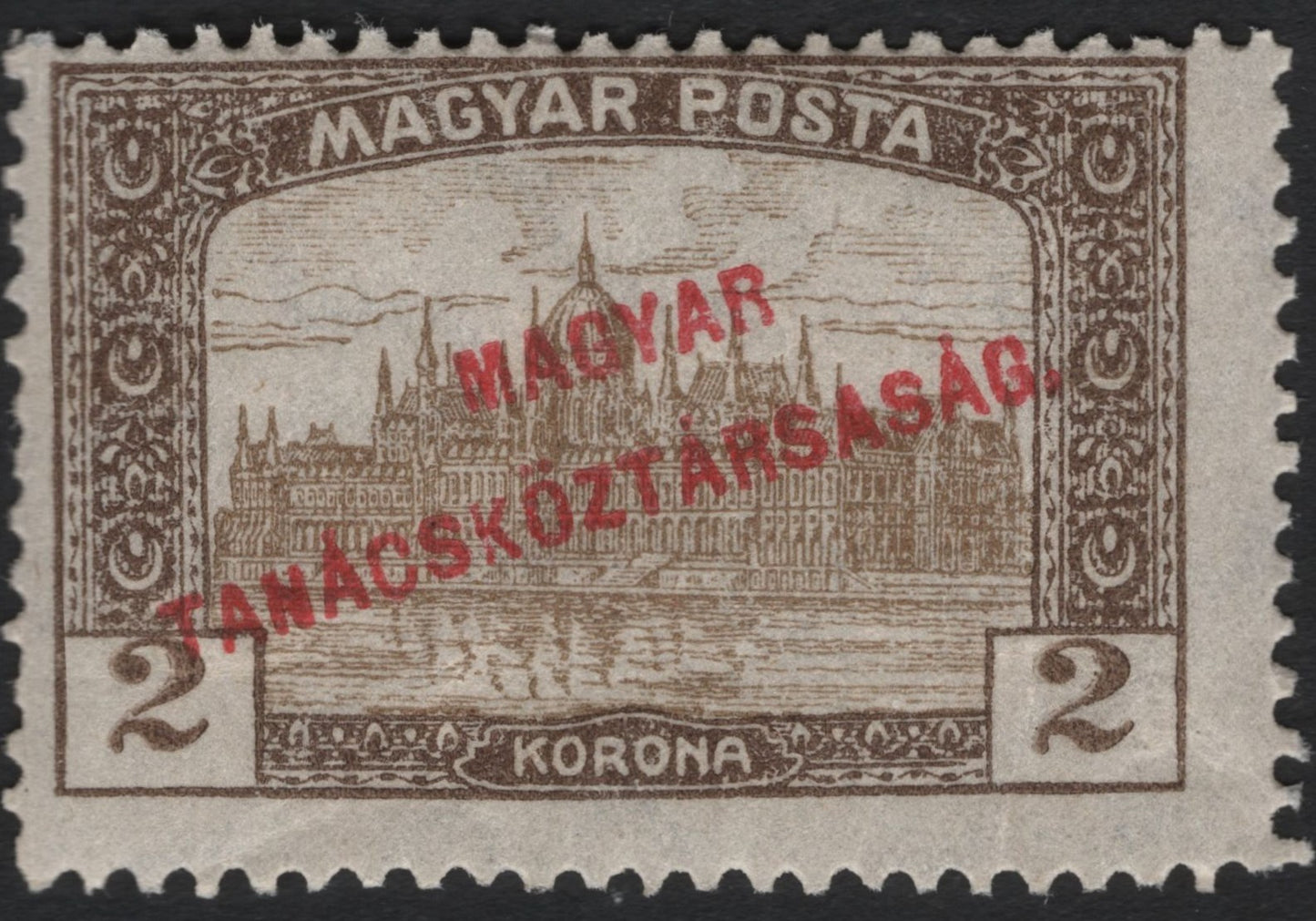 SCG7294 - đź‡đź‡ş Hungary – 1919 “Magyar Tanácsköztársaság” Overprint