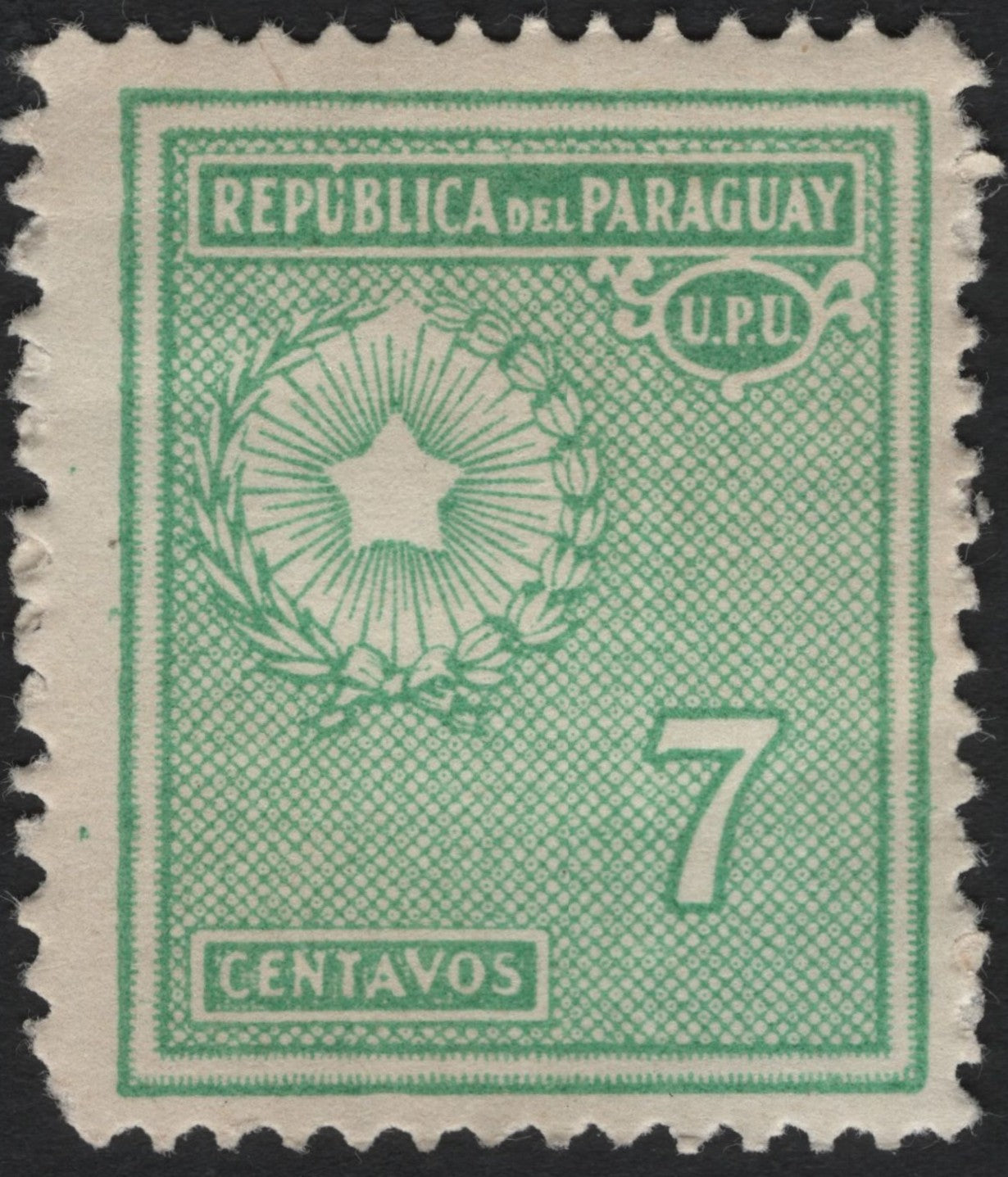 SCG7297 - Paraguay 7 Centavos U.P.U. Issue