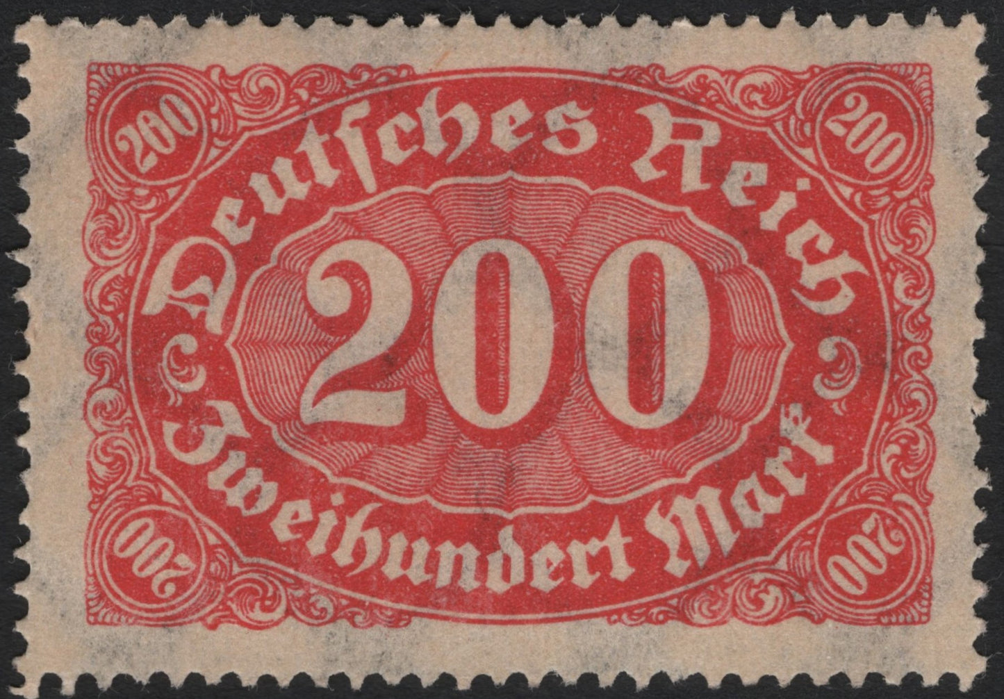 SCG7283 - Germany (Deutsches Reich) – 1923, 200 Mark Red Inflation Issue