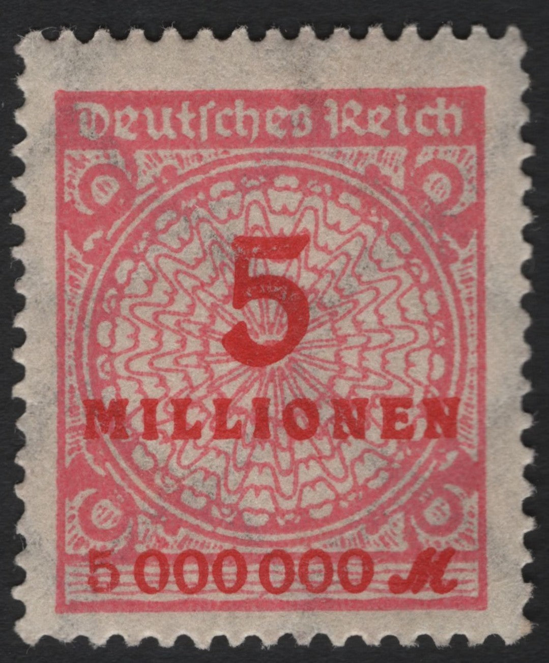 SCG7347 - Germany 1923 “5 Millionen Mark” Inflation Issue