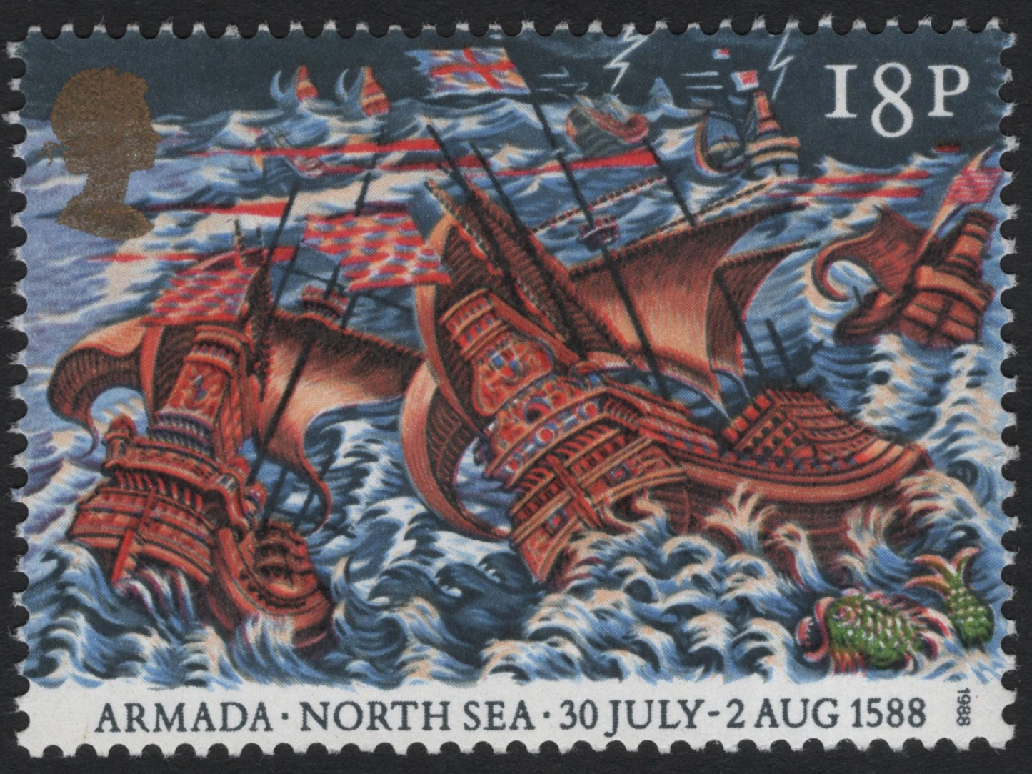 SCG7447 - Great Britain – Spanish Armada 400th Anniversary (1988)
