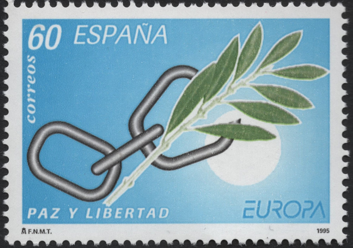 SCG7940 - Spain 1995 Europa “Peace and Freedom” Stamp