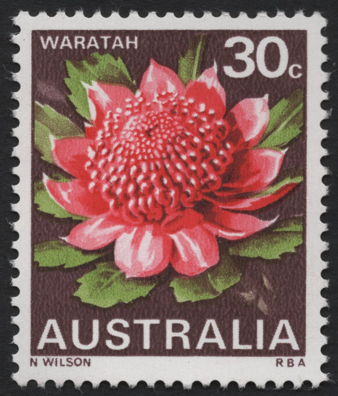 SCG7927 - Australia 1979 – Waratah Flower 30c Definitive