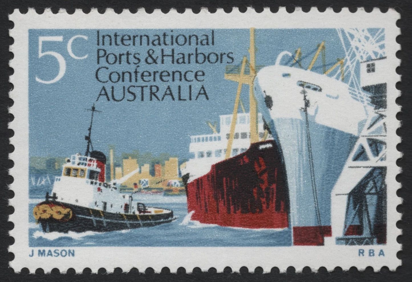 SCG7664 - Australia 1968 – International Ports & Harbors Conference 5¢