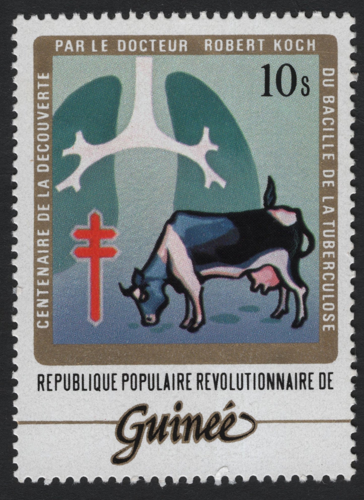 SCG7714 - Guinea 1982 – Centenary of Tuberculosis Bacillus Discovery