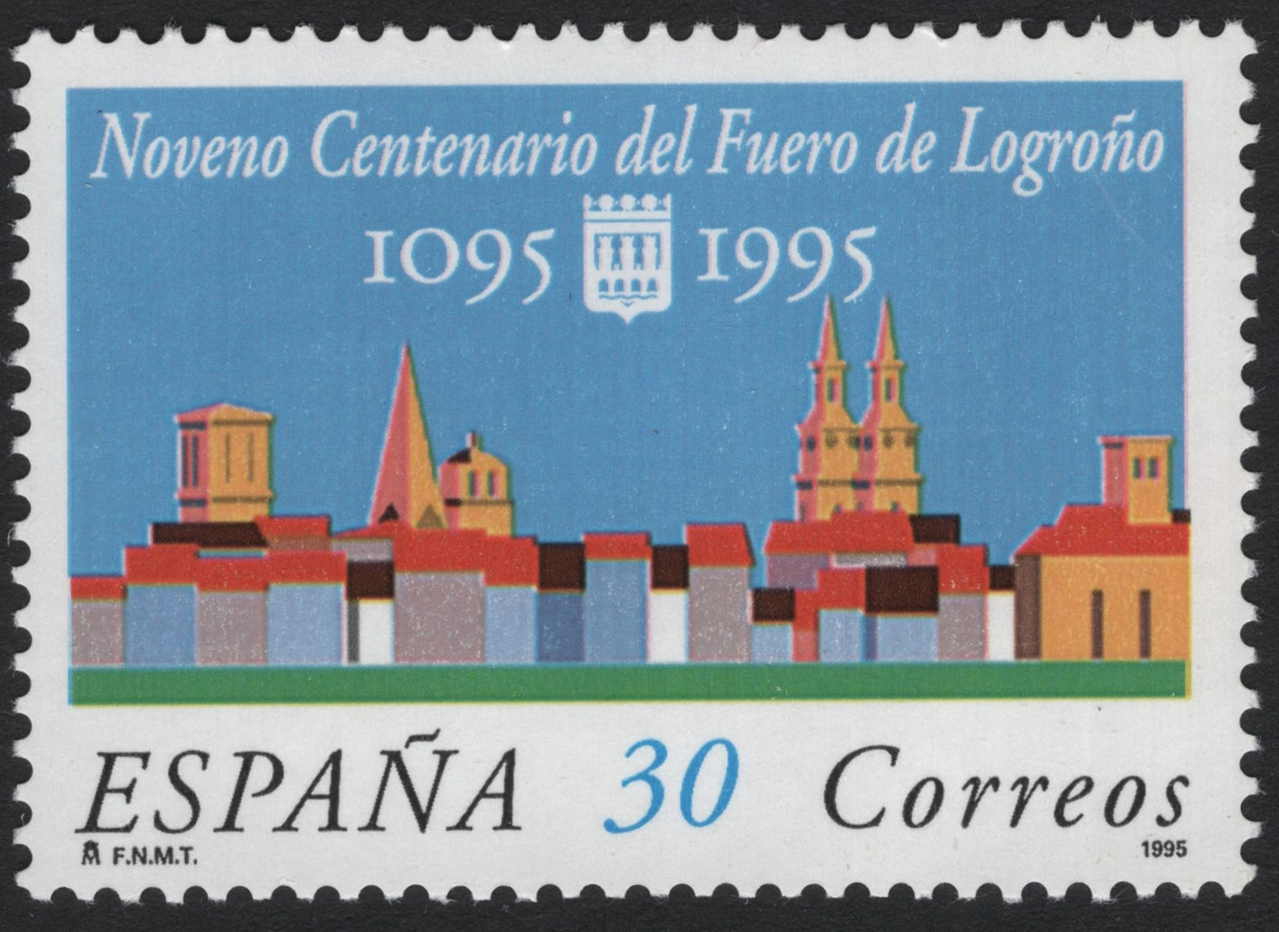 SCG7719 - Spain 1995 – 900th Anniversary of the Fuero de Logroño