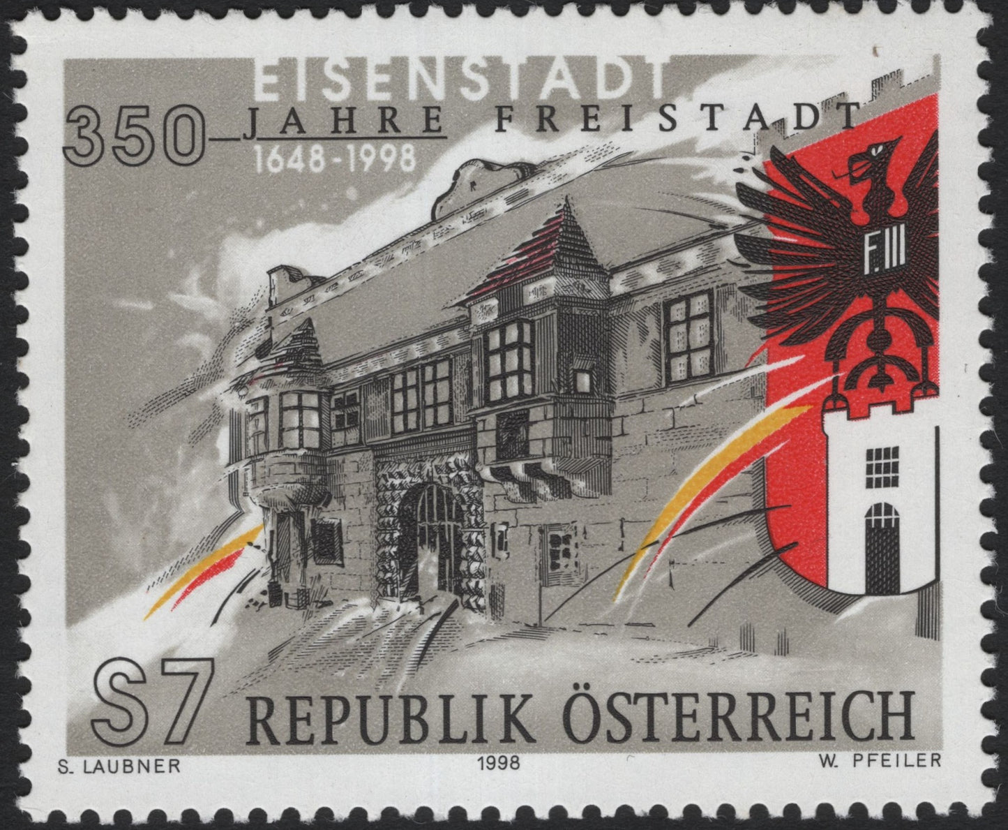SCG7741 - Austria 1998 – 350 Years of Eisenstadt as a Free Town