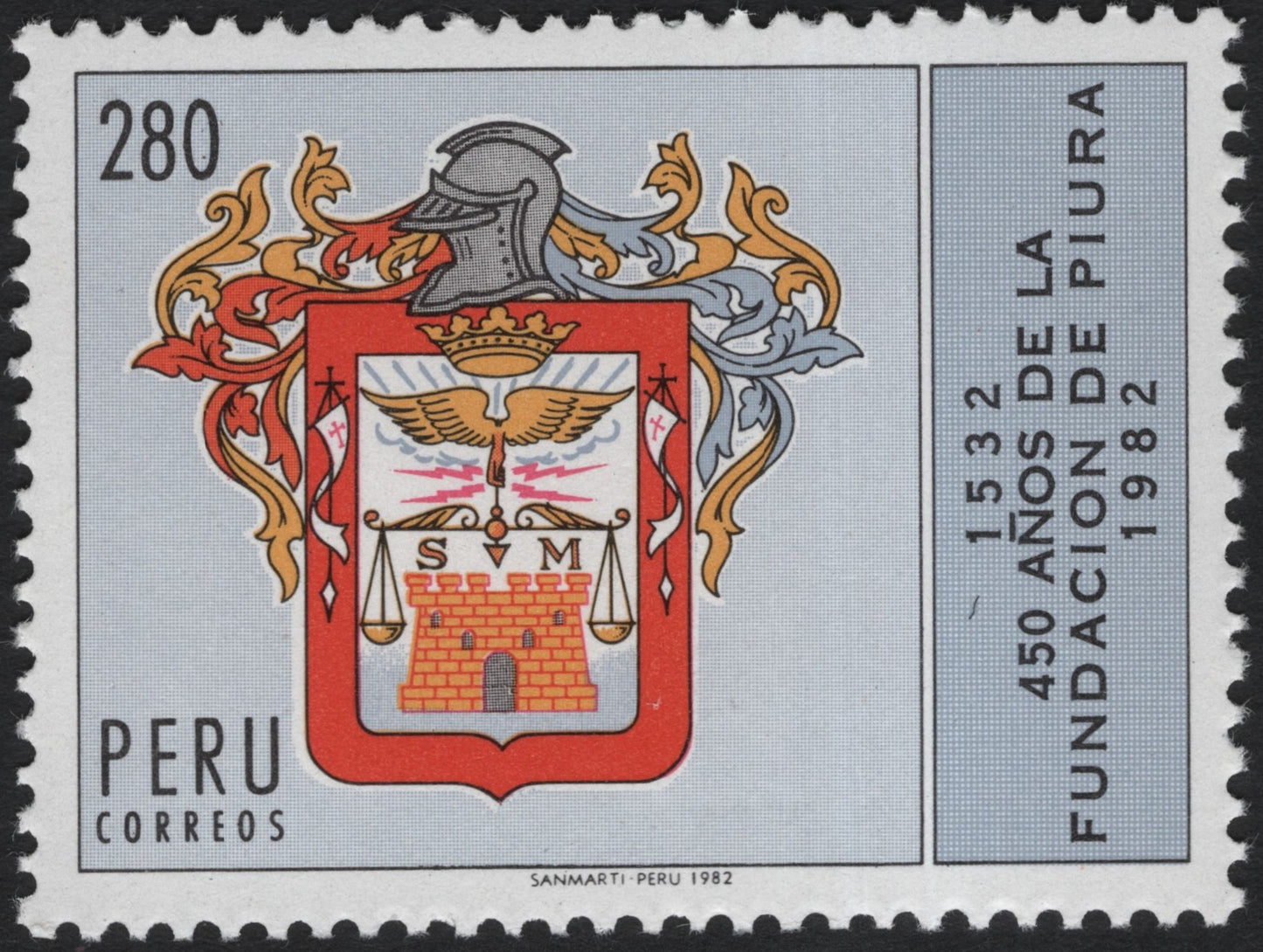 SCG7777 - Peru 1982 – 450th Anniversary of the Founding of Piura
