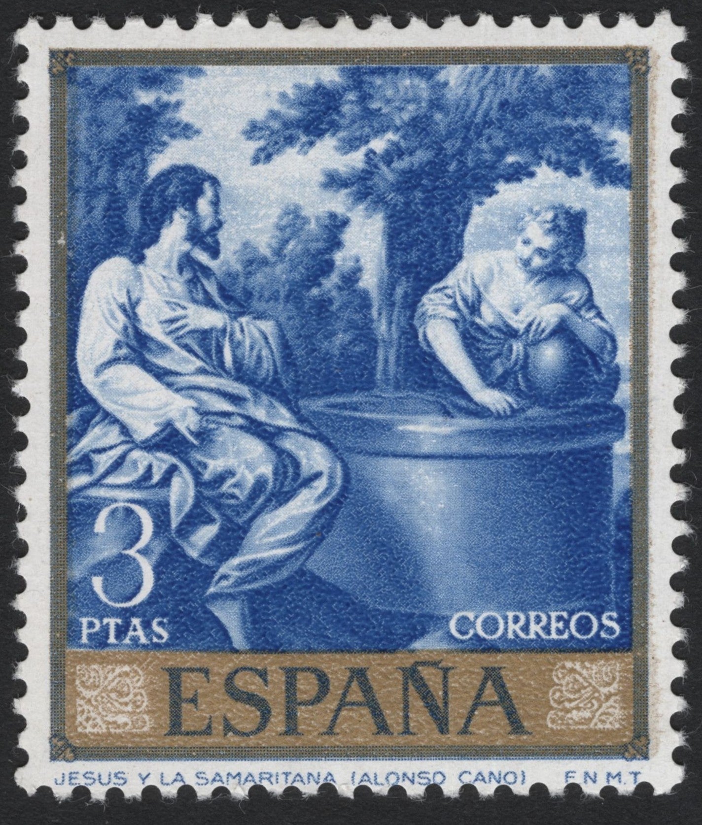 SCG7811 - Spain 1965 – “Jesus and the Samaritan Woman” (Alonso Cano Painting)