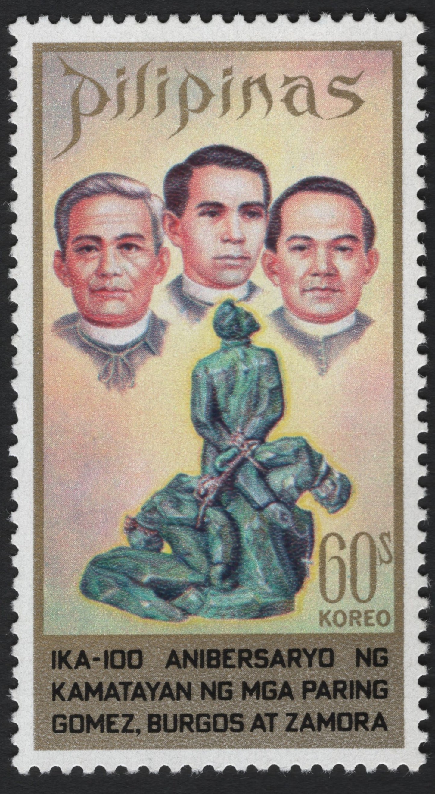SCG7815 - Philippines 1972 – Centenary of the Martyrdom of Gomburza PriestsV