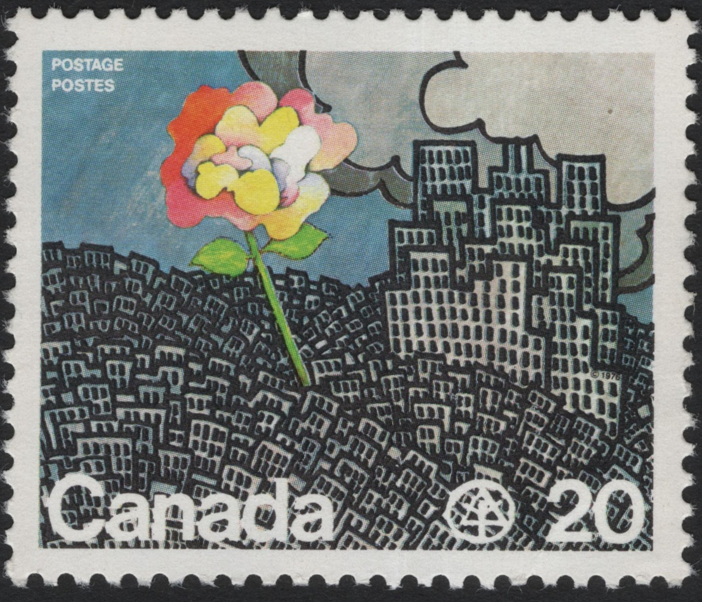 SCG7835 - Canada 1971 – Environment: Flower and Cityscape