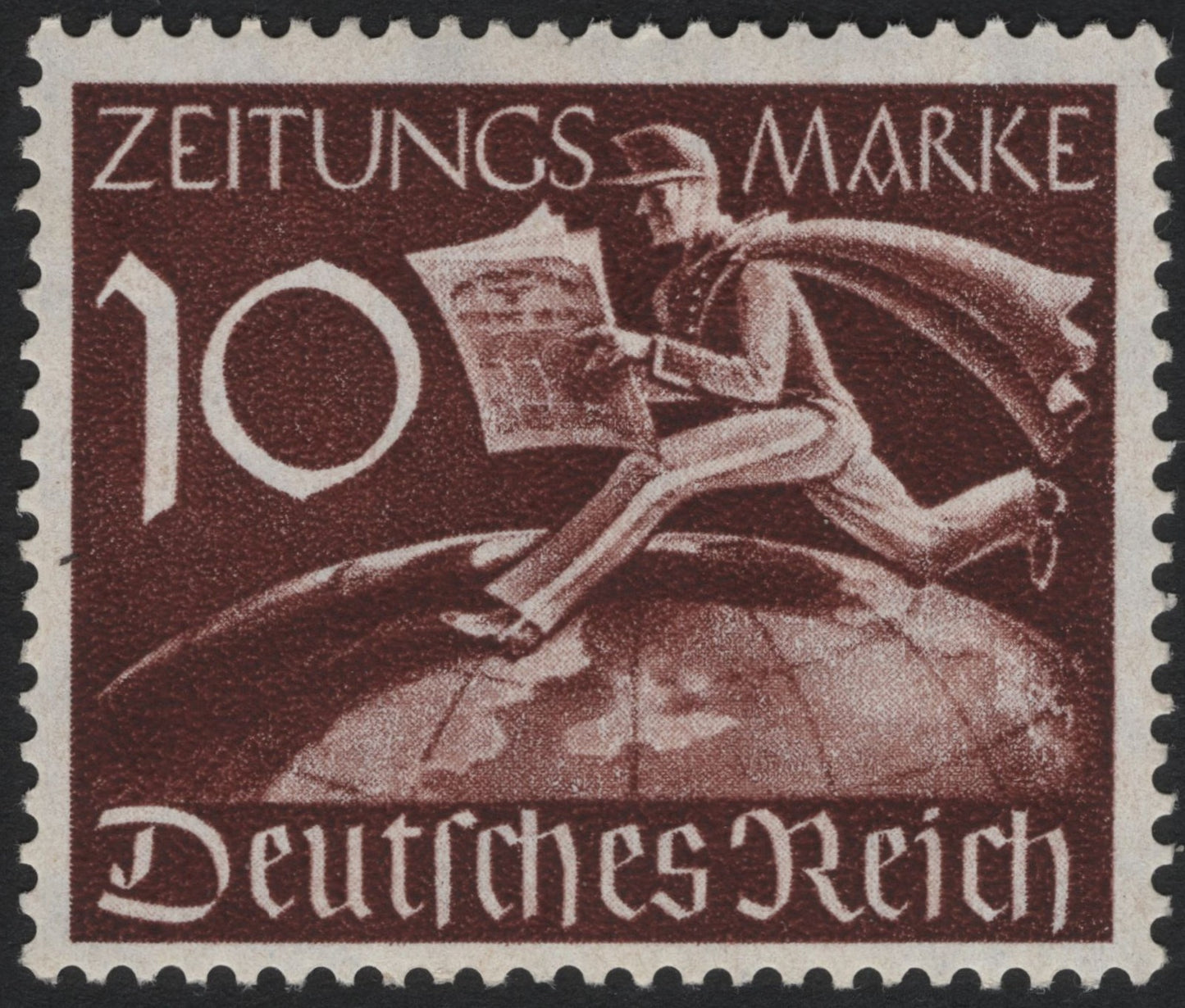 SCG7876 - Germany 1920 Newspaper Stamp – Messenger over the Globe