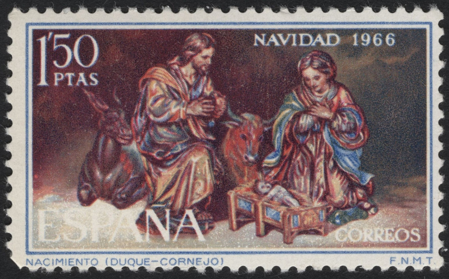 SCG7894 - Spain 1966 Christmas – Nativity Scene by Duque-Cornejo