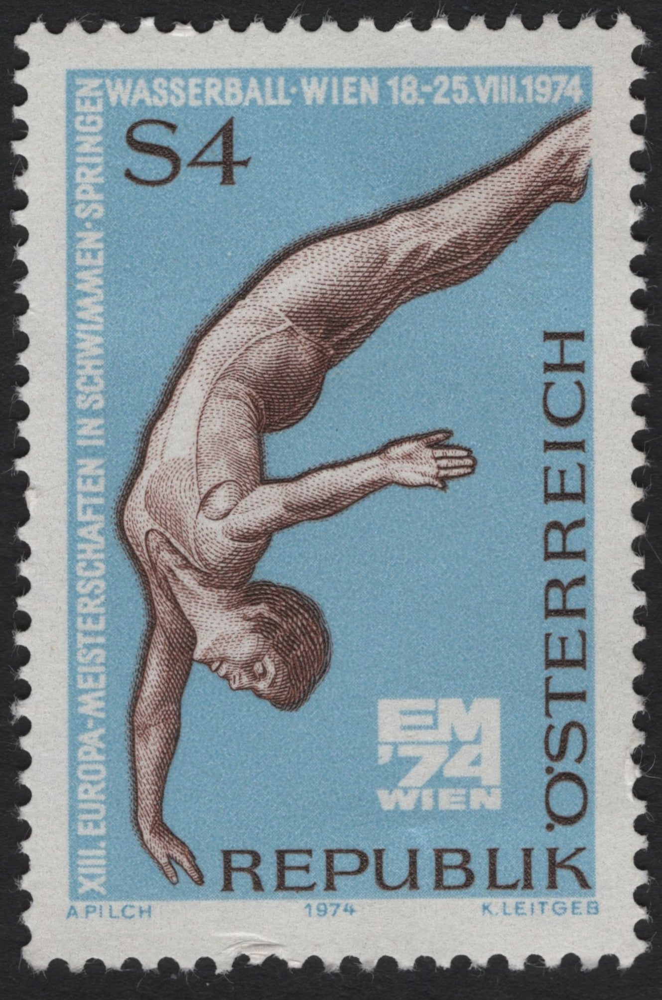 SCG7910 - Austria 1974 – European Aquatics Championships, Vienna