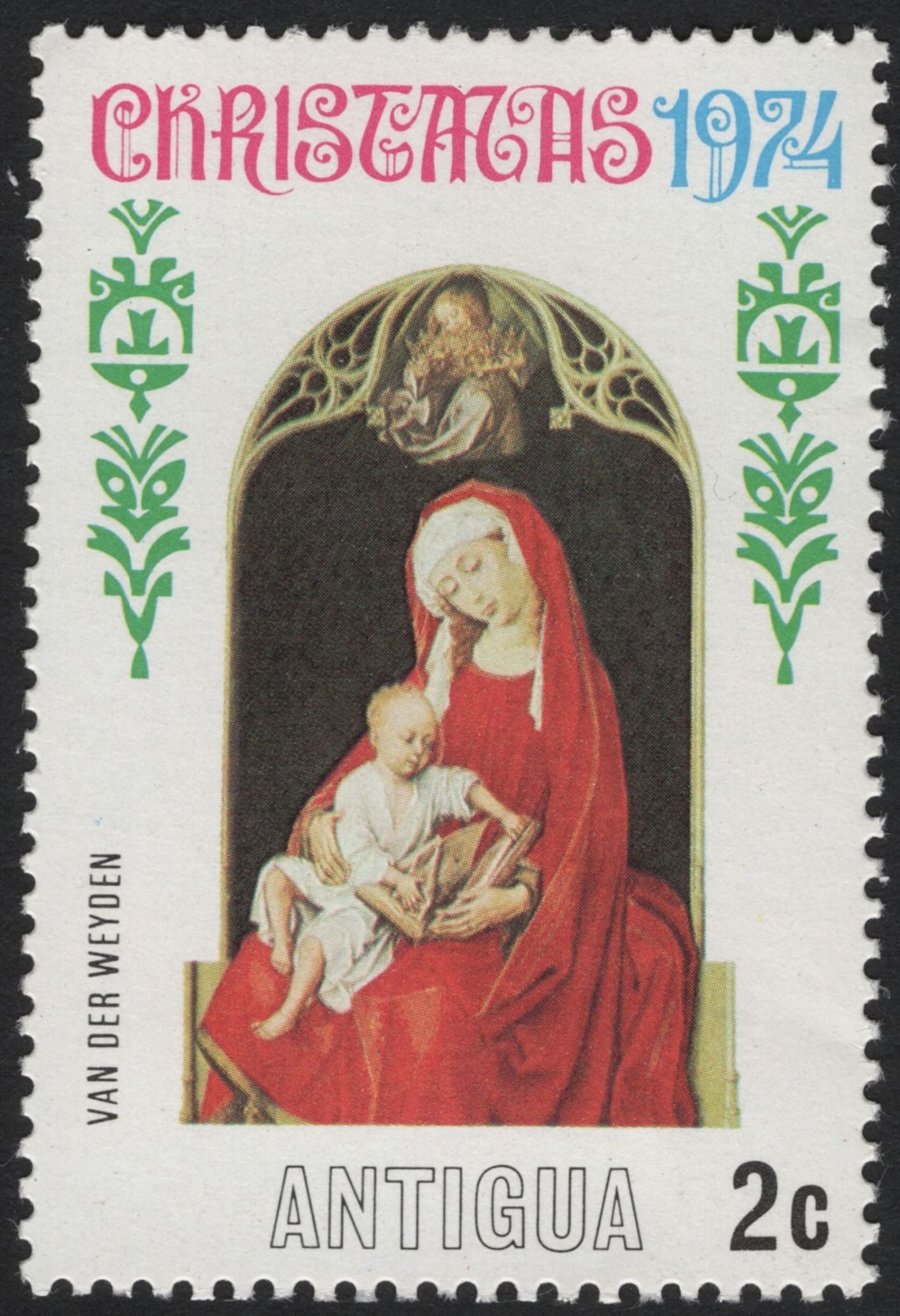 SCG8068 - Antigua 1974 Christmas – Renaissance Madonnas Set