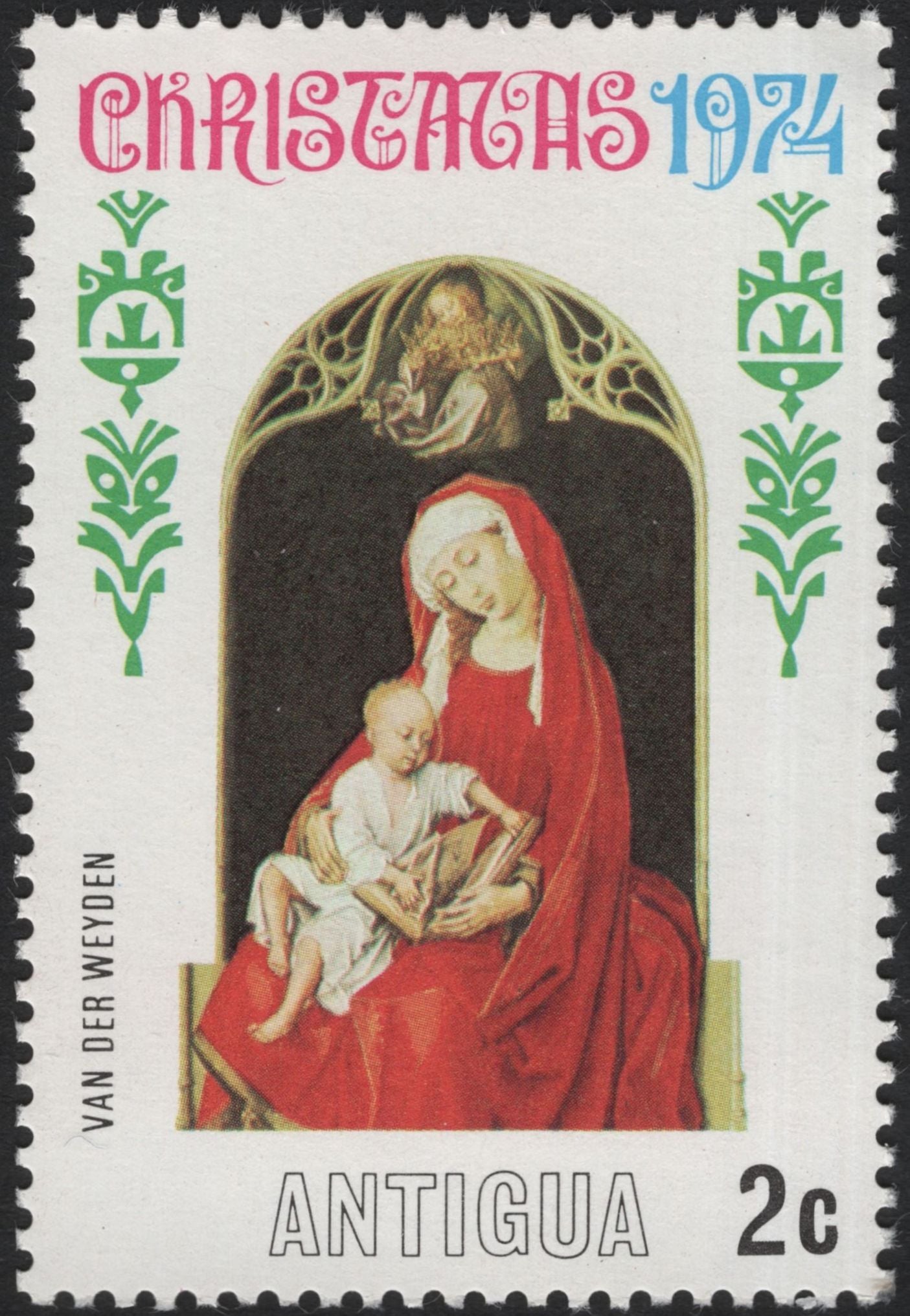 SCG8168 - Antigua Christmas 1974 – Madonna and Child Paintings