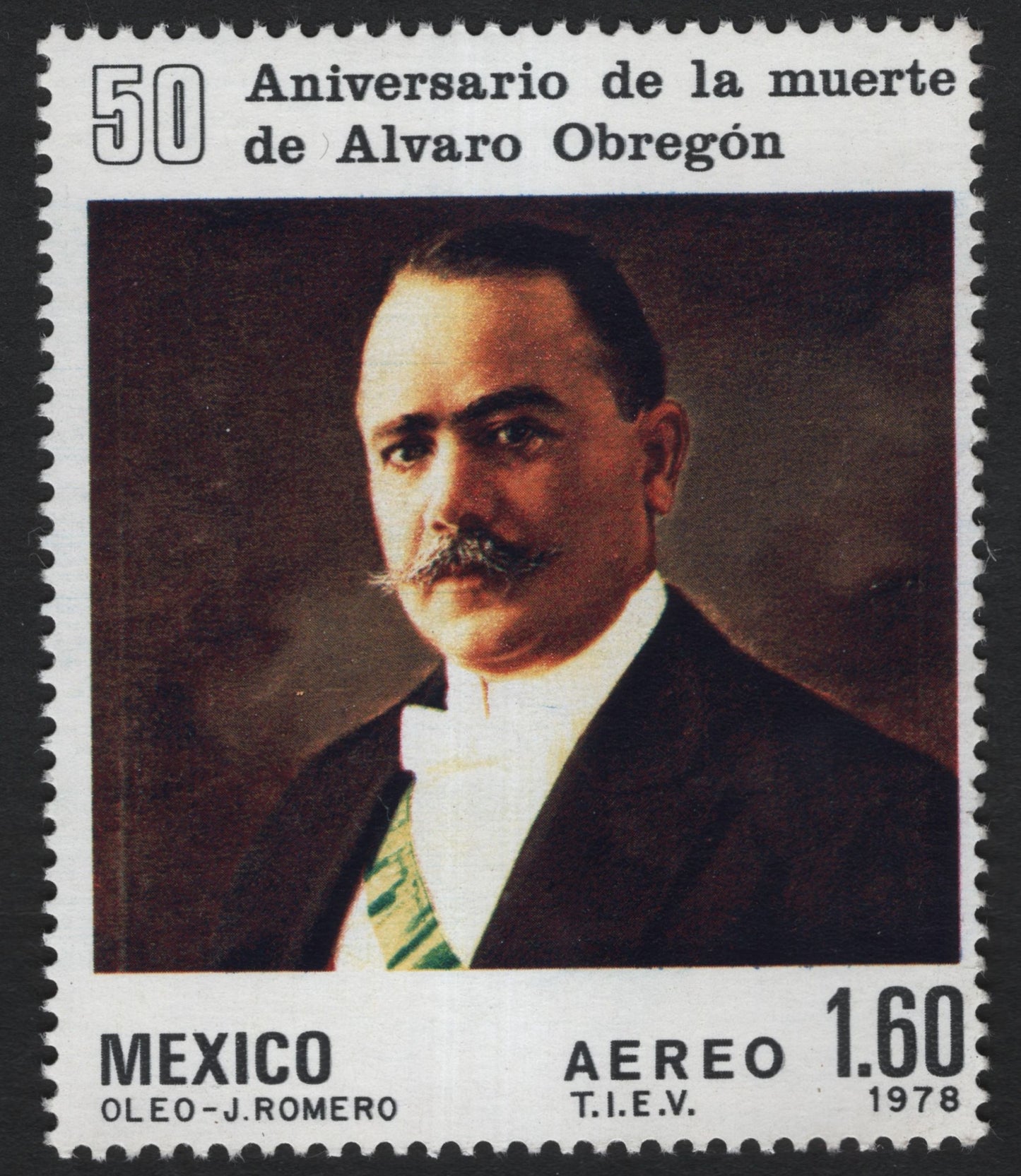 SCG7986 - Mexico 1978 – 50th Anniversary of the Death of Álvaro Obregón