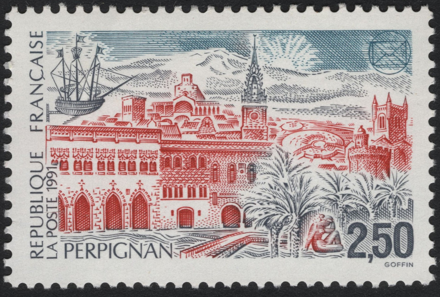 SCG8093 - France 1991 – City of Perpignan Commemorative