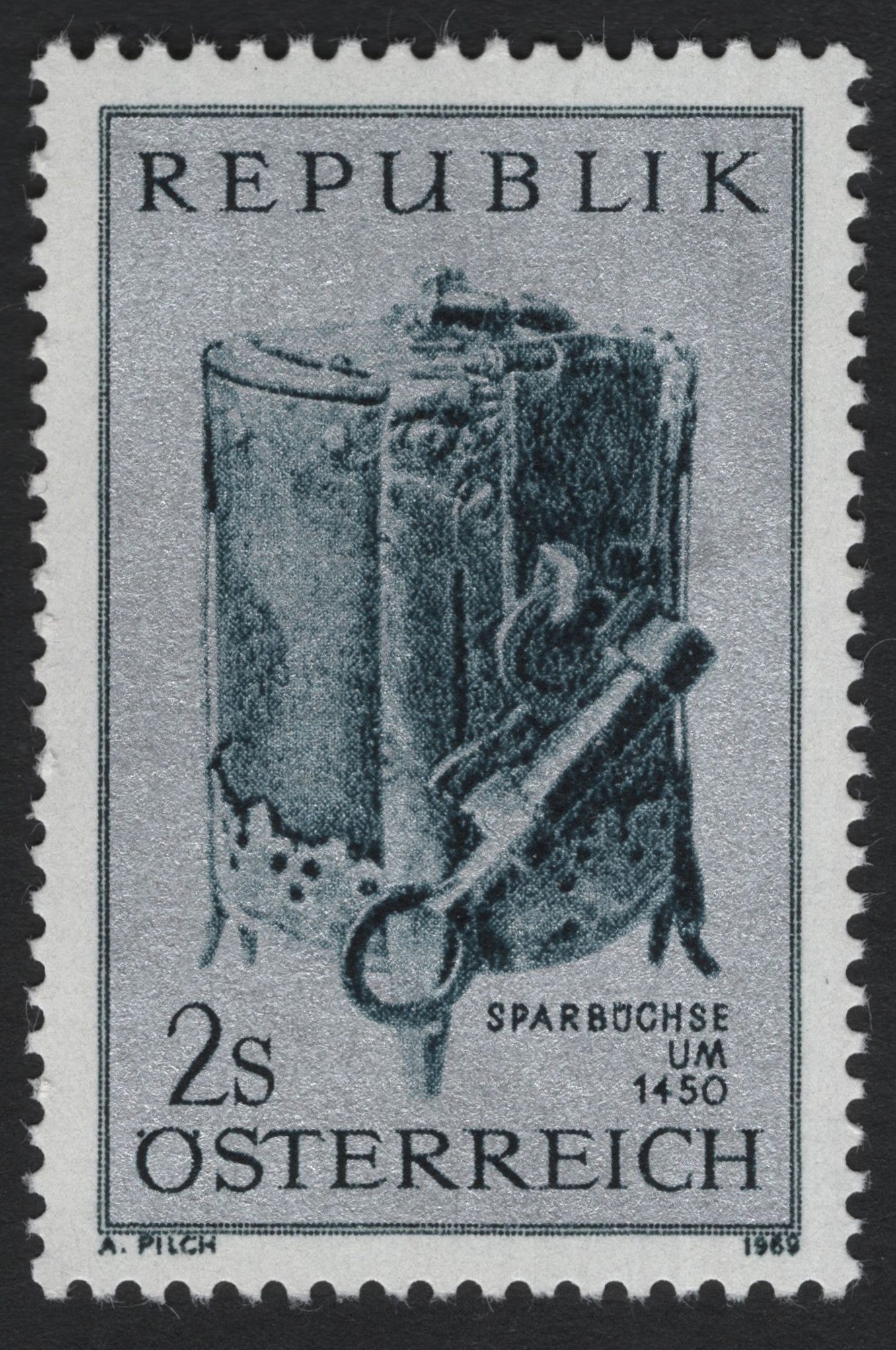 SCG8146 - Austria 1969 – Medieval Money Box (c.1450)