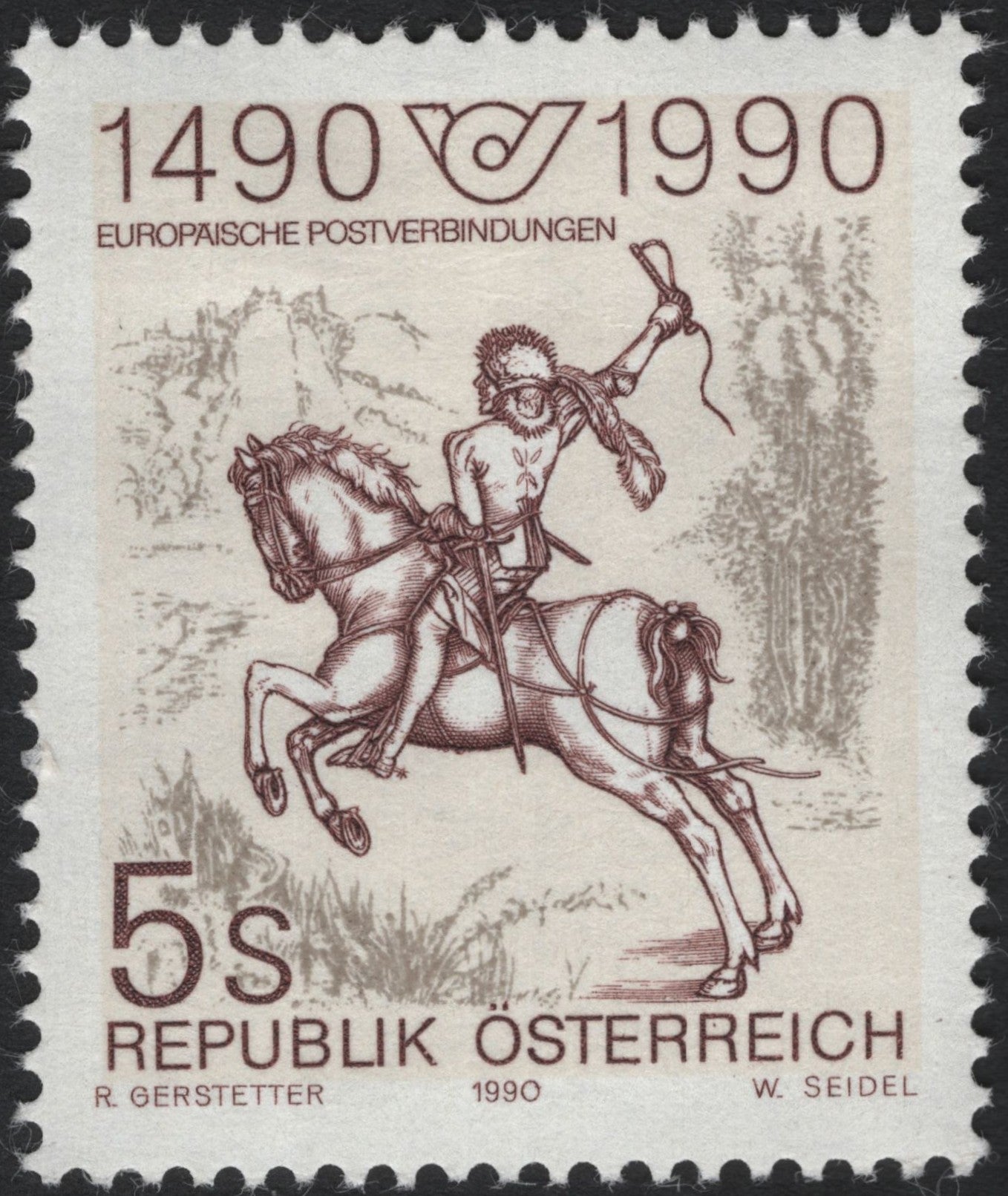 SCG8147 - Austria 1990 – 500 Years of European Postal Connections