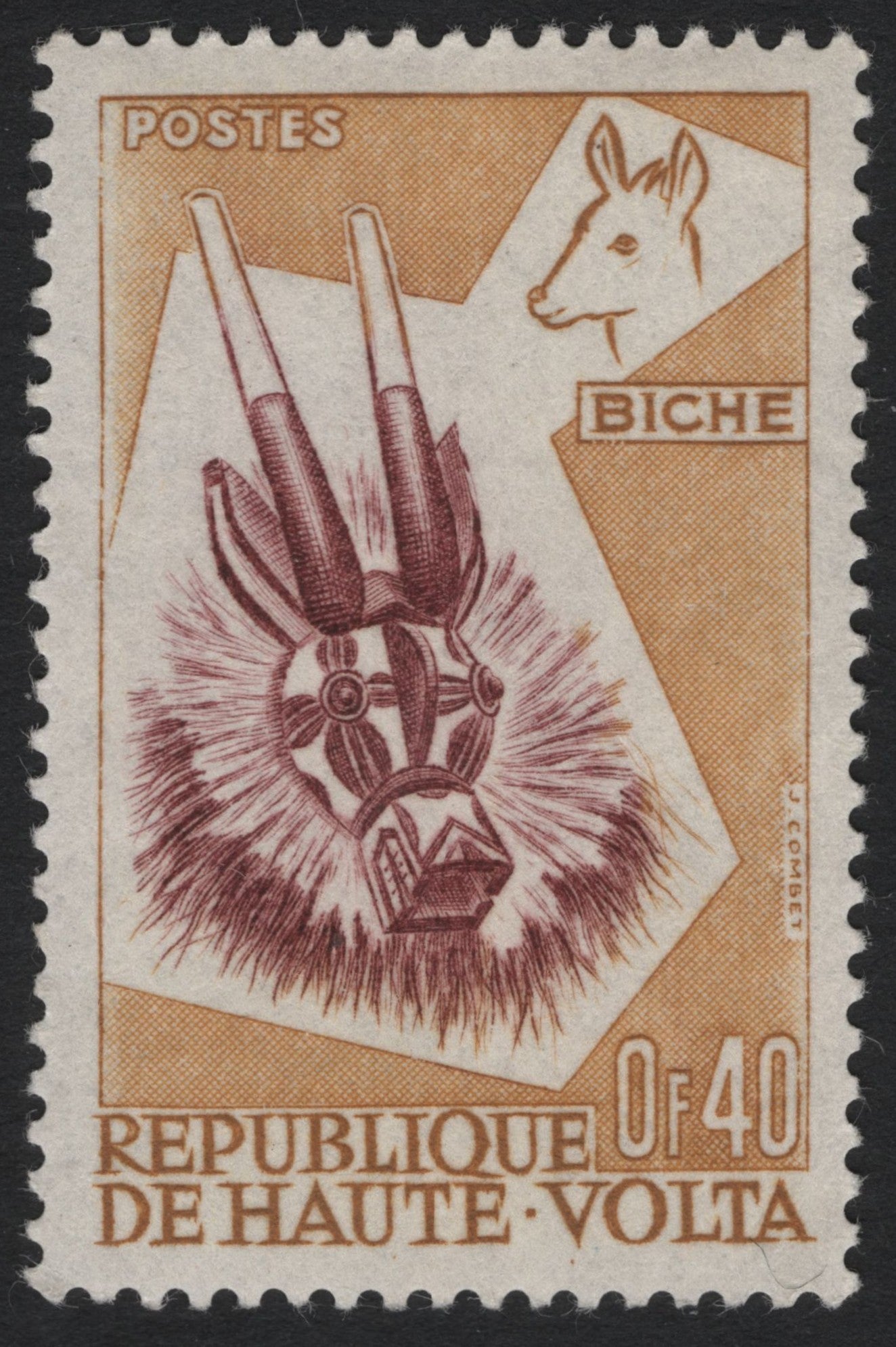 SCG8148 - Haute-Volta 1960s Traditional Mask – “Biche” (Doe)