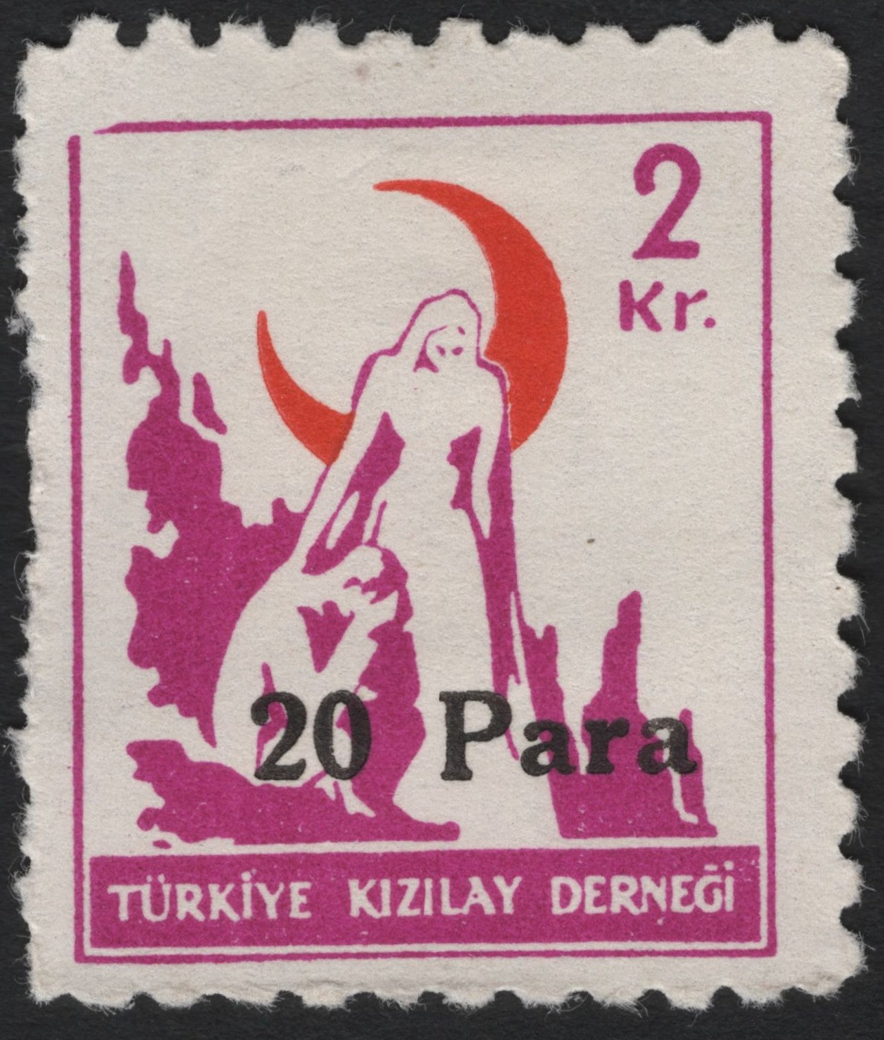 SCG8154 - Turkey – Red Crescent Charity Overprint (c.1950s)