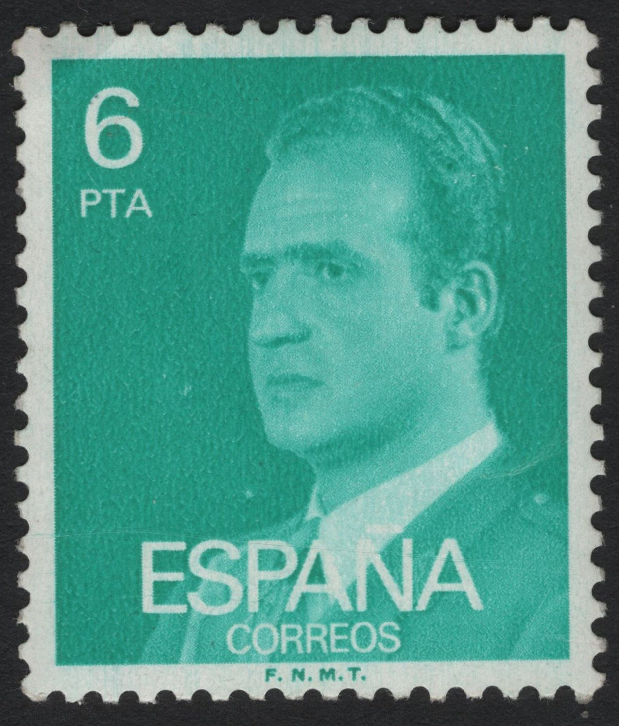 SCG8140 - Spain 6 Pesetas King Juan Carlos I Definitive (circa 1976–1984)
