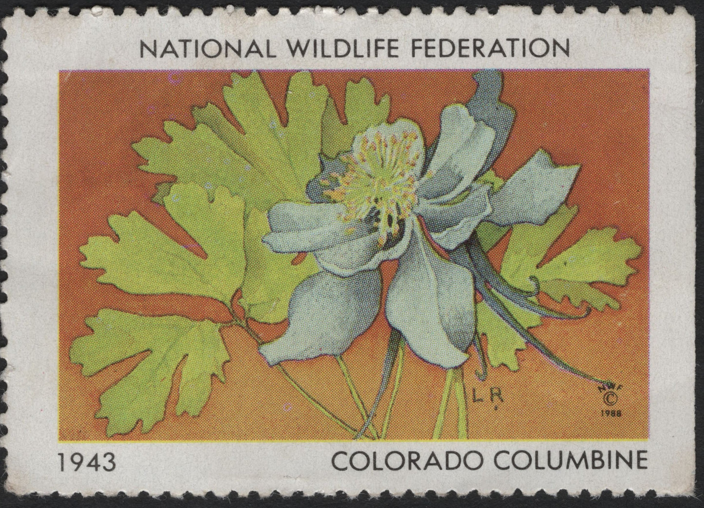 SCG8418 - Colorado Columbine – National Wildlife Federation (1943)