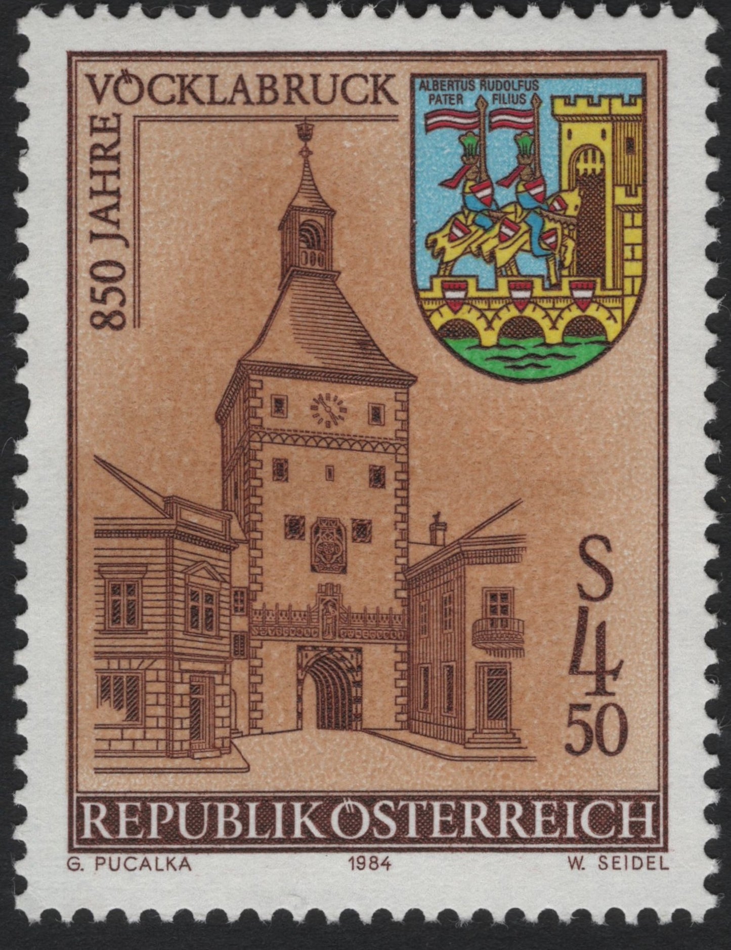 SCG8433 - Austria 1984 – 850 Years of Vöcklabruck