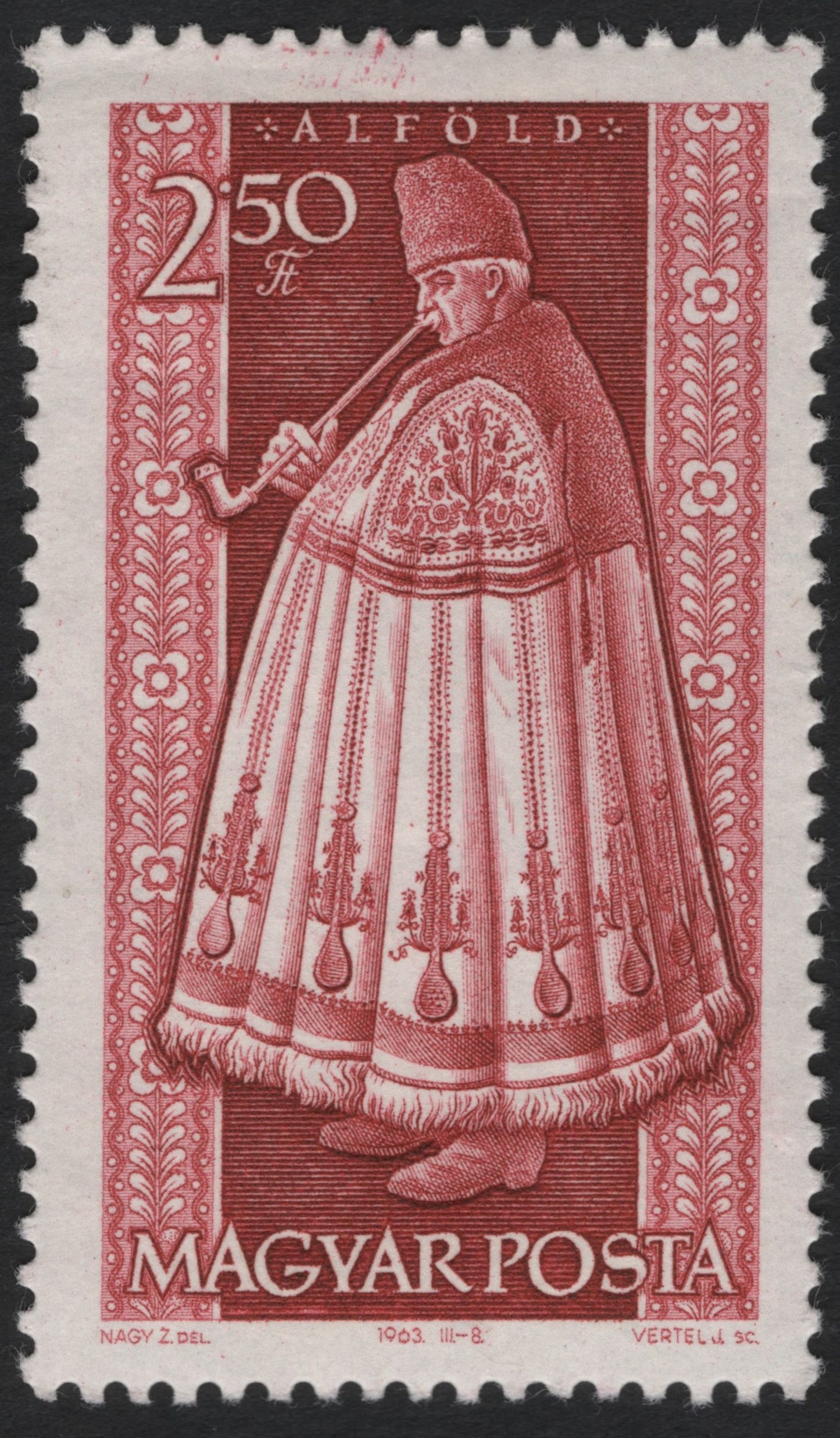 SCG8436 - Hungary 1963 – Alföld Traditional Costume (2.50 Ft)