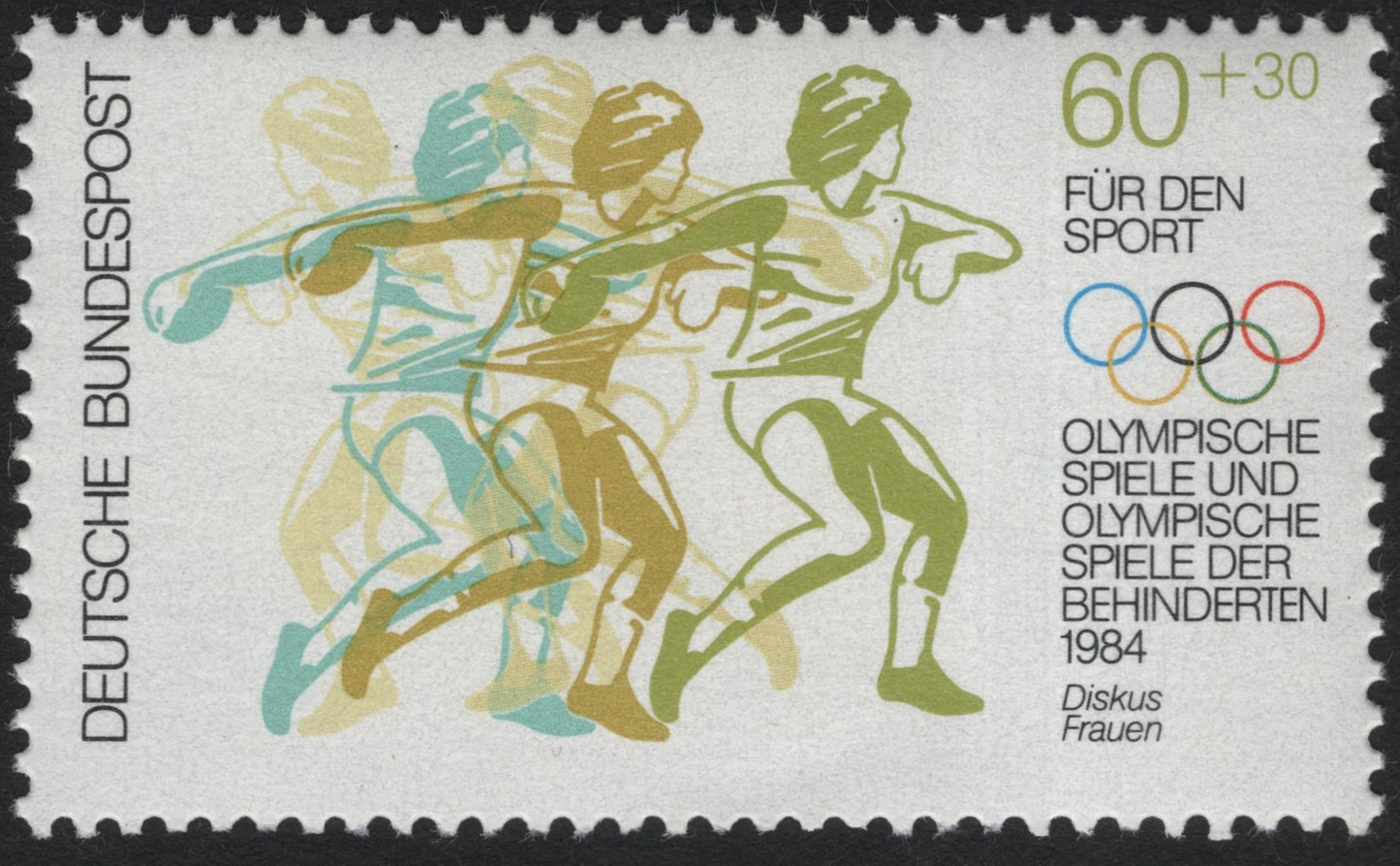 SCG8423 - West Germany 1984 “Olympic and Paralympic Games – Women’s Discus Throw”