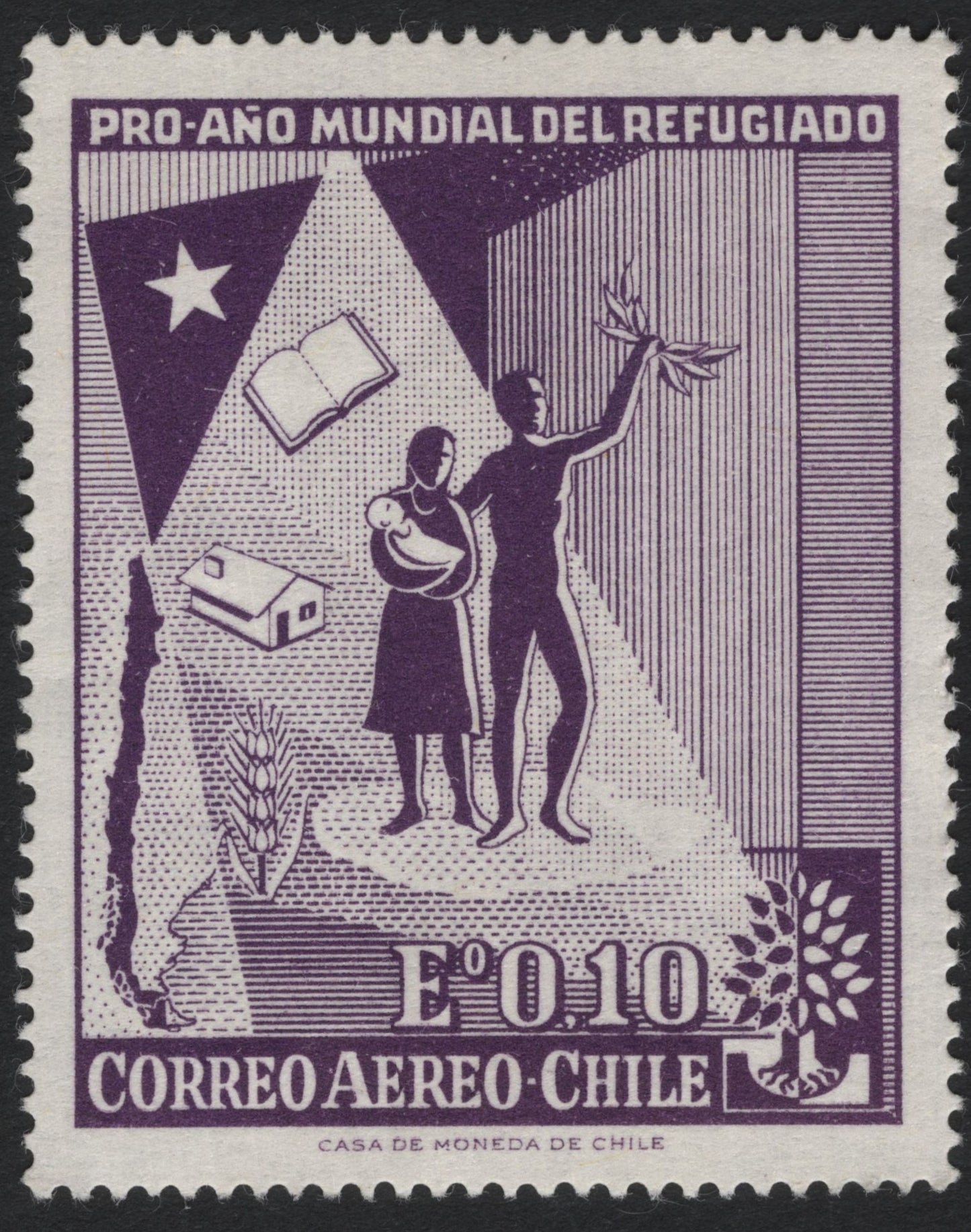 SCG8466 - Chile 1960 – World Refugee Year (Pro-Año Mundial del Refugiado)
