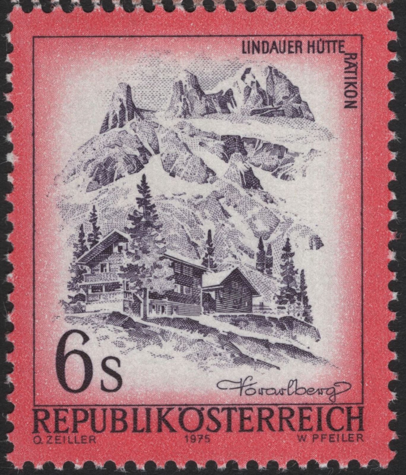 SCG8683 - Austria 1975 Landscapes and Architecture Series