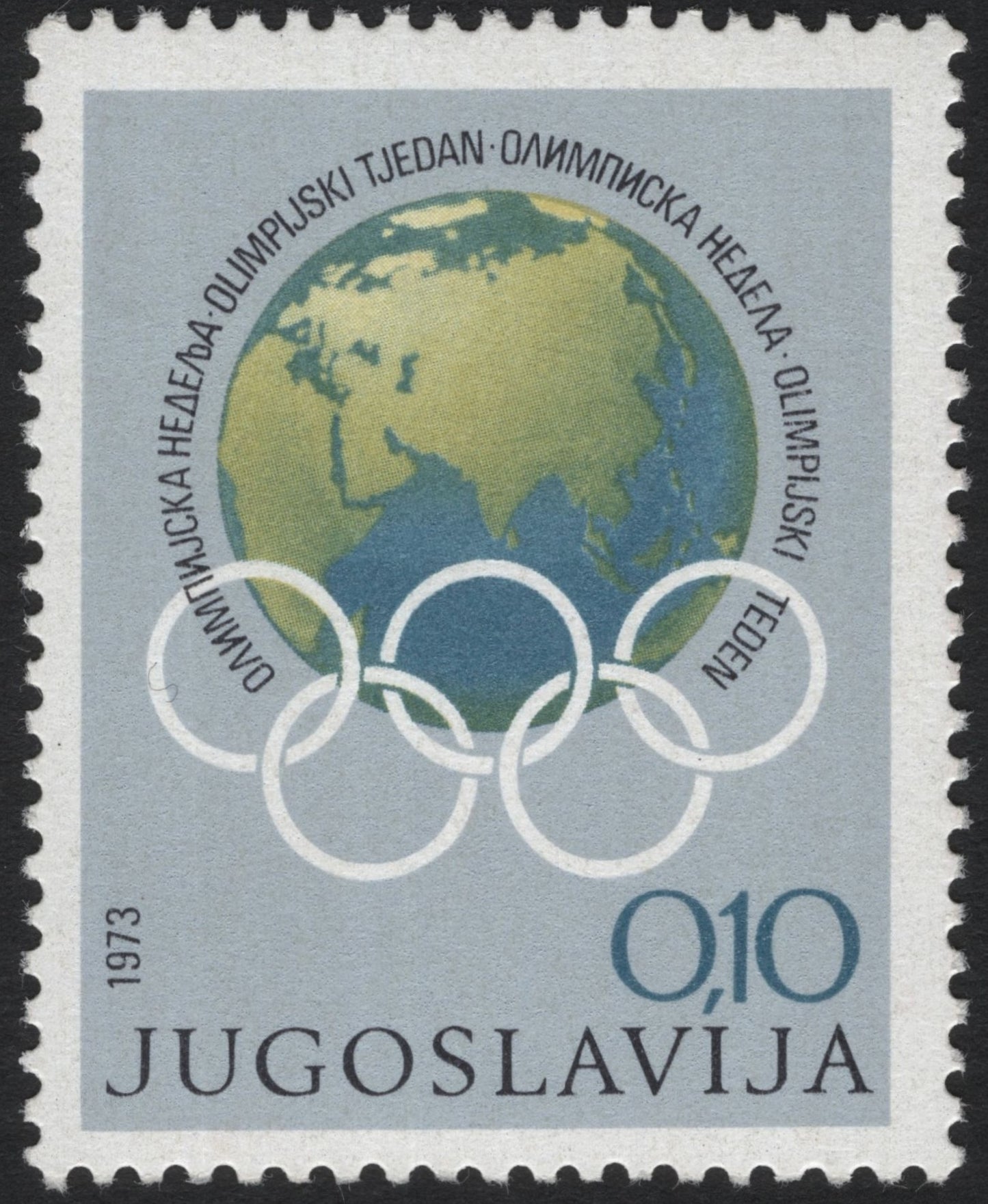 SCG8275 - Yugoslavia 1973 “Olympic Week” Stamp